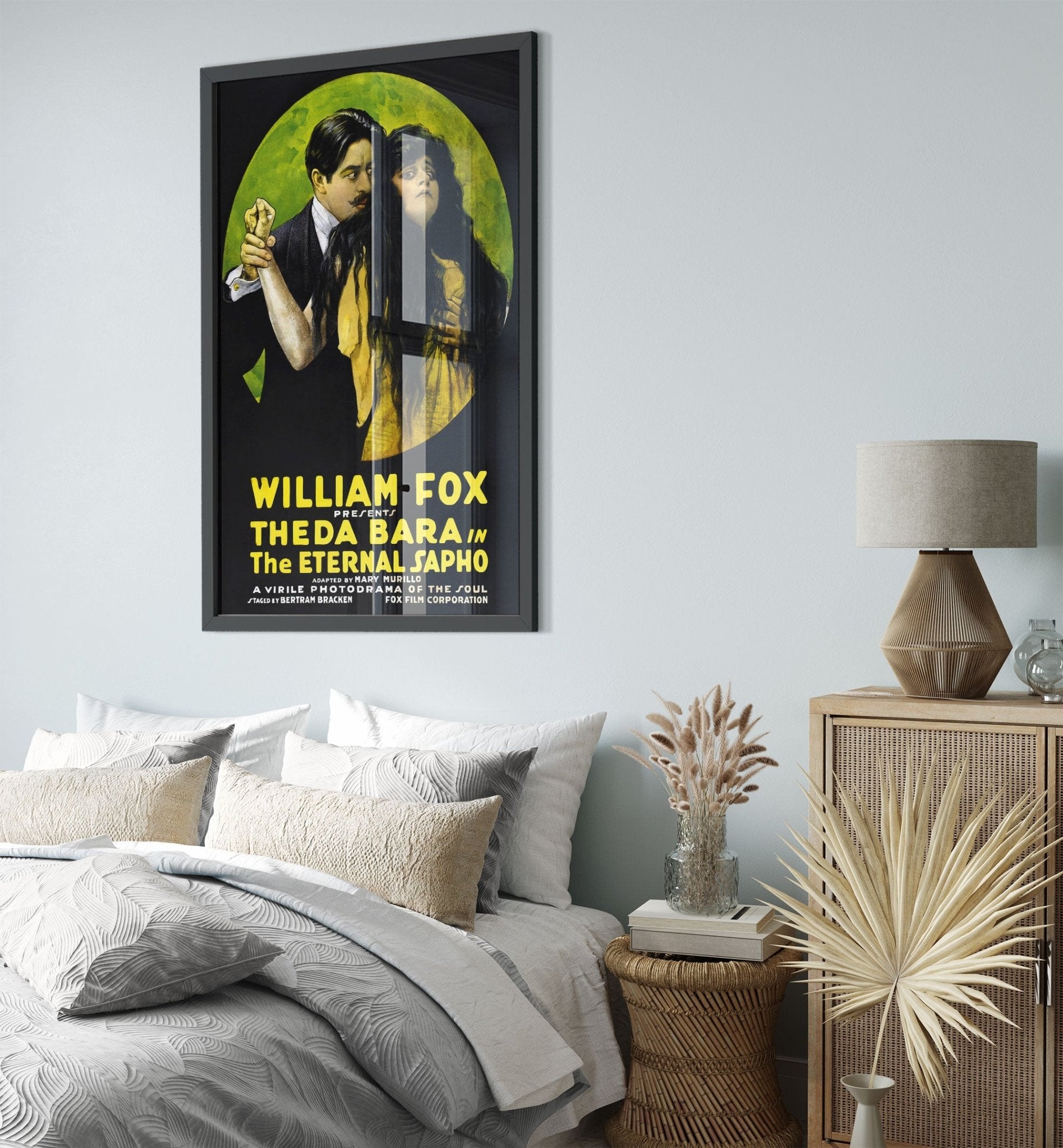 Vintage Eternal Sapho Theda Bara Framed, Vintage Movie Photo 1916 Theda Bara Framed Print - WallArtPrints4U