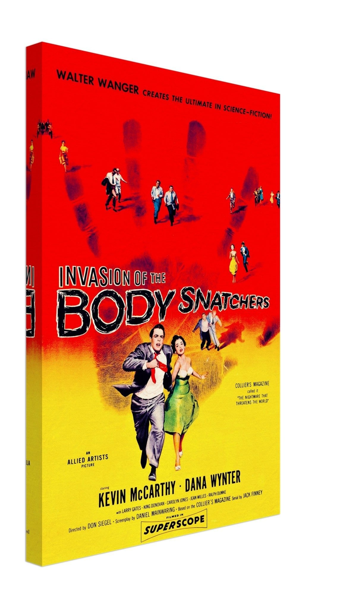 Vintage Movie Canvas Invasion Of The Body Snatcher Canvas Print Film Art - WallArtPrints4U