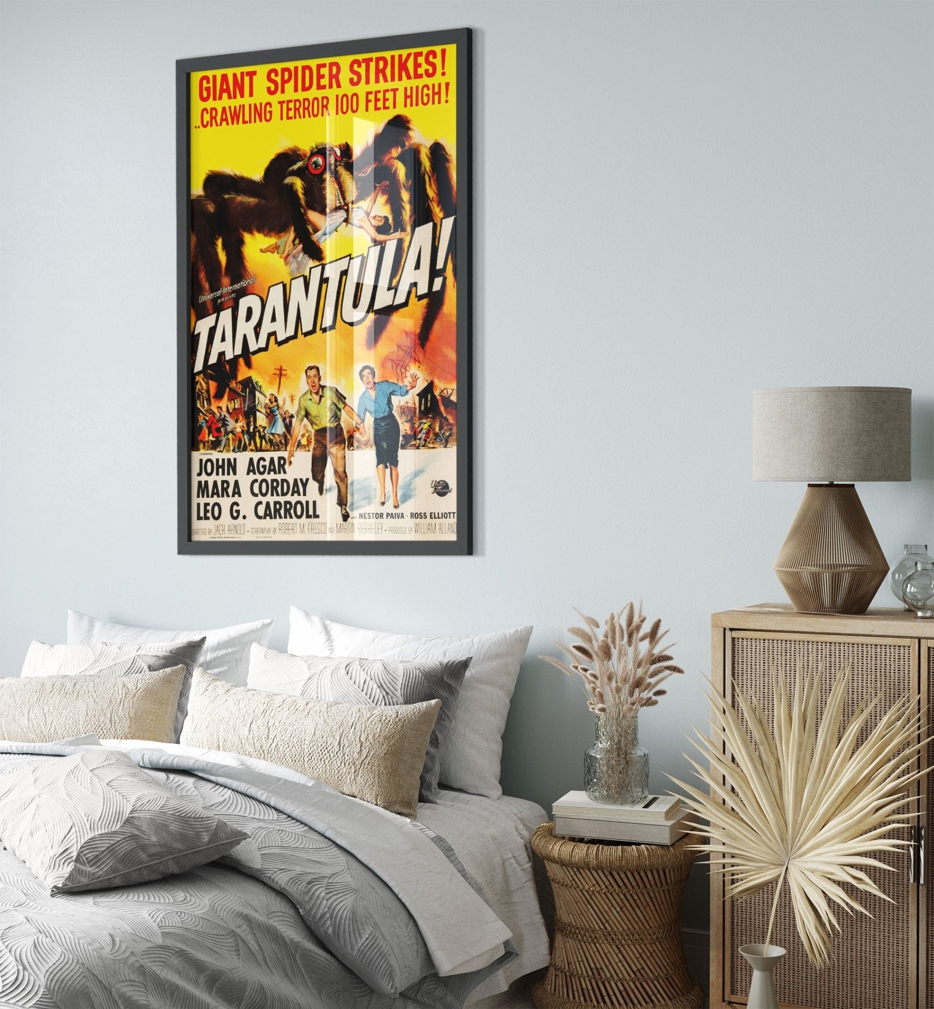 Vintage Movie Framed Tarantula 1955 Framed Film Art - Tarantula Framed - WallArtPrints4U