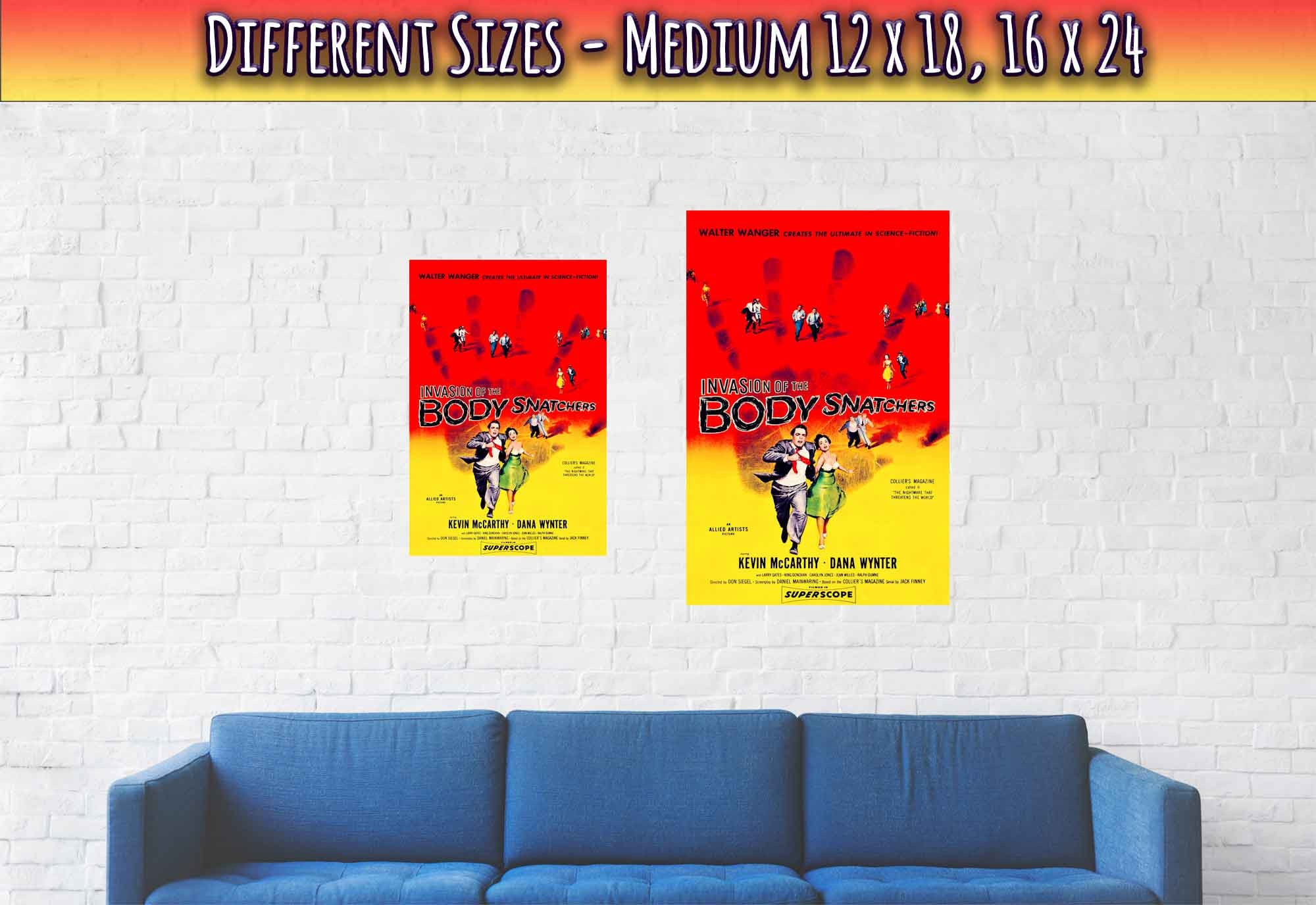Vintage Movie Poster Invasion Of The Body Snatcher Print Film Art - WallArtPrints4U