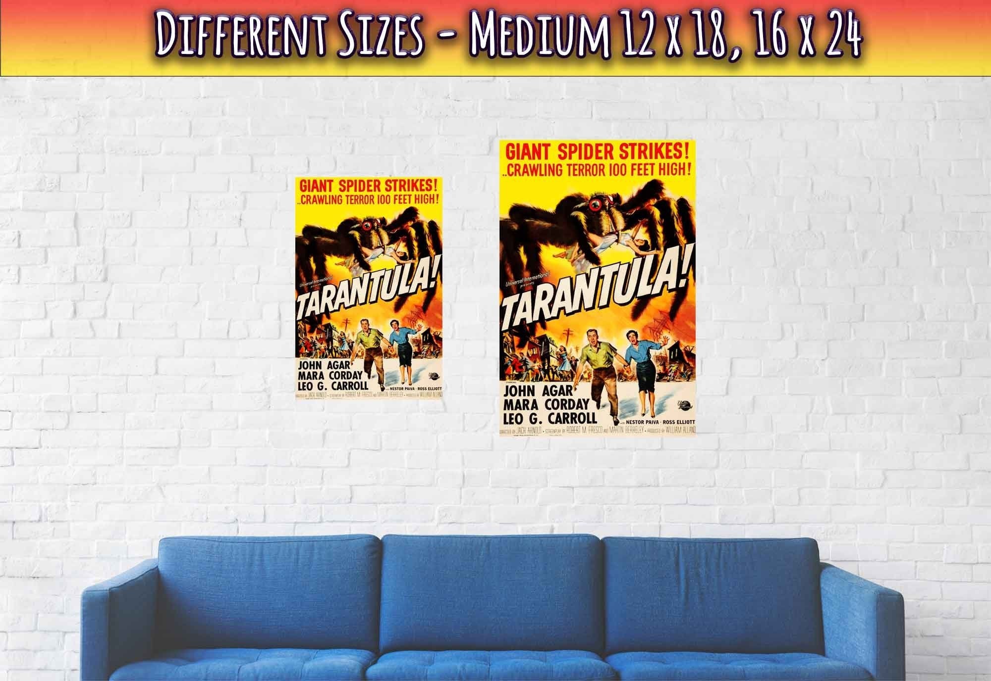 Vintage Movie Poster Tarantula 1955 Poster Film Art - Tarantula Poster - WallArtPrints4U