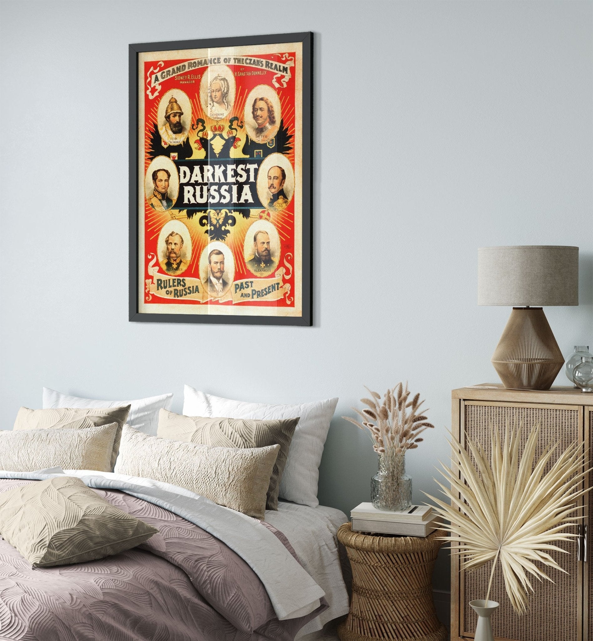 Vintage Russian Framed Darkest Russian, A Grand Romance Framed Print Theater Framed - WallArtPrints4U