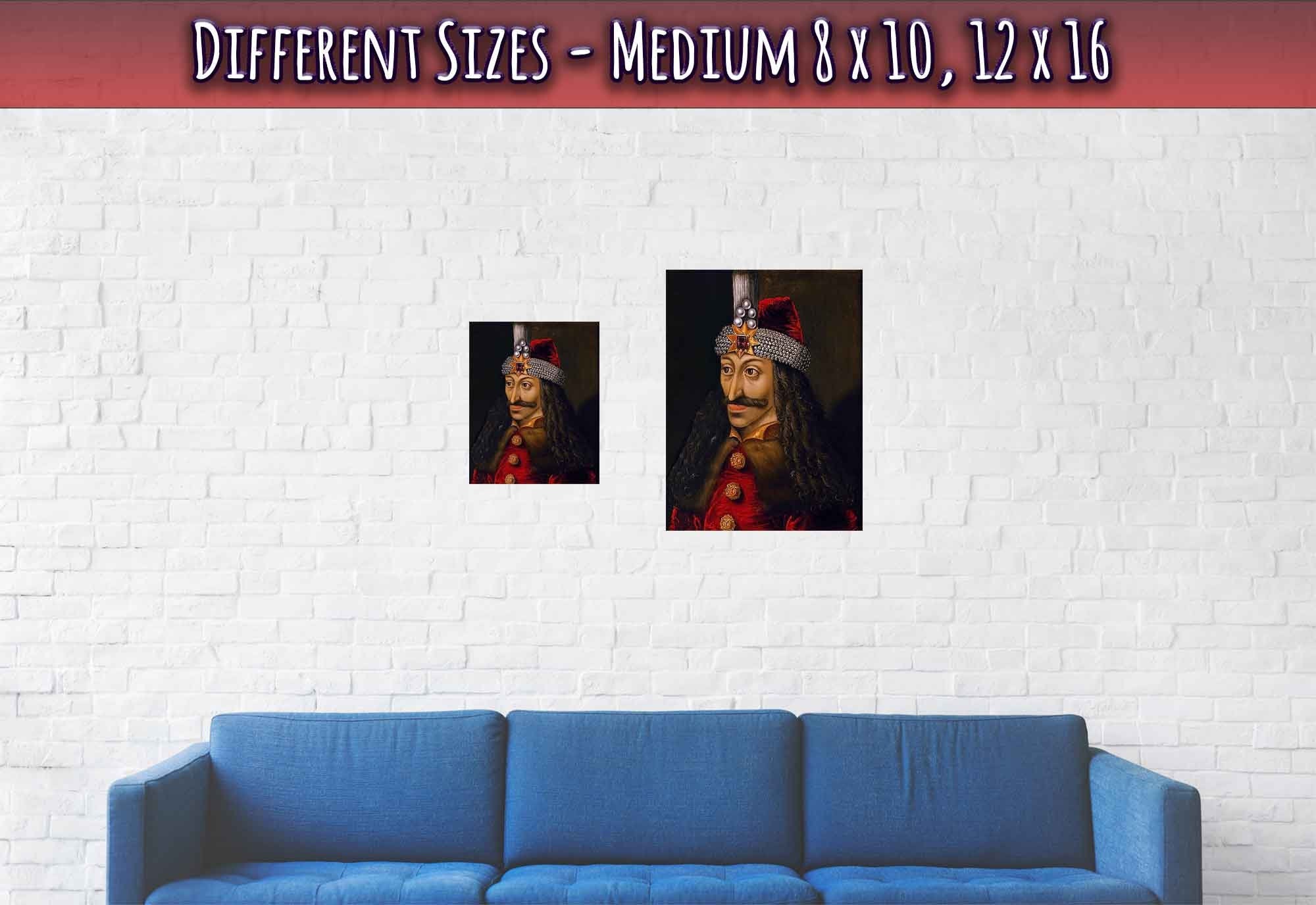 Vlad The Impaler Poster, Original Dracula - Vlad III Dracula - WallArtPrints4U