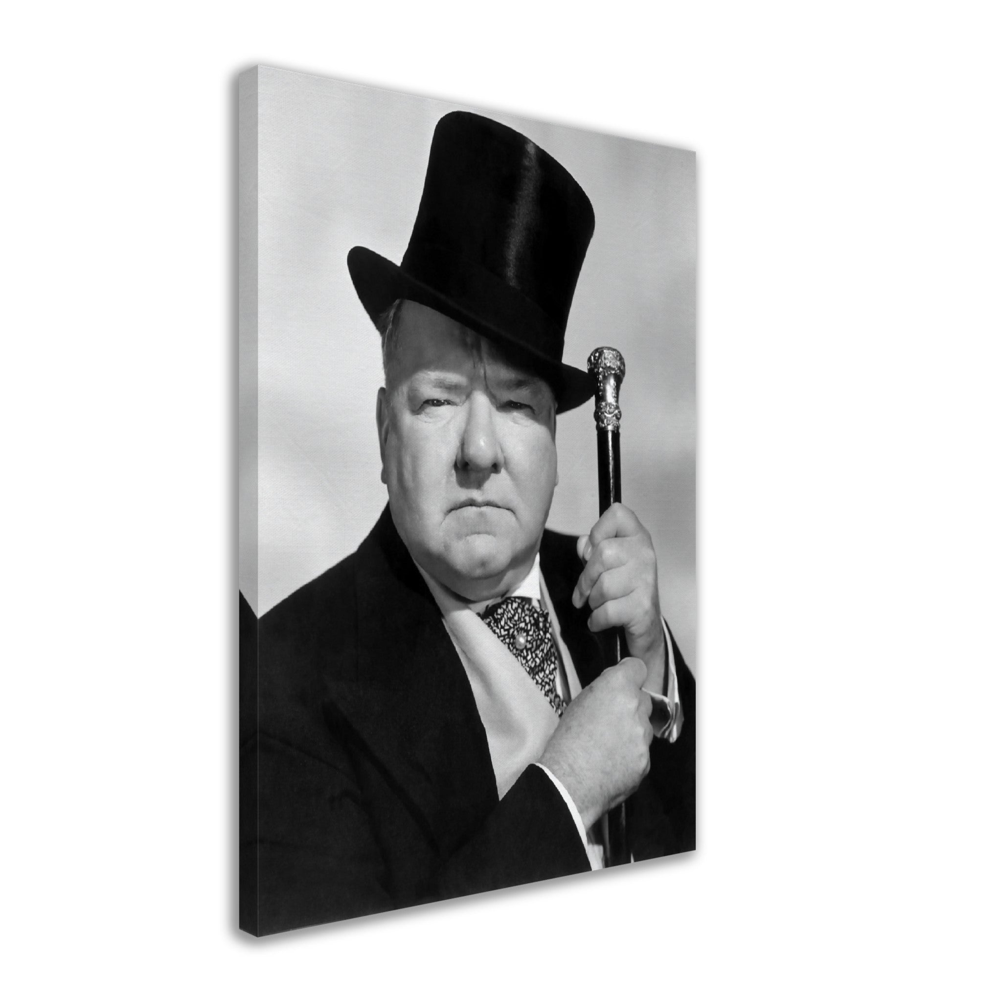 Wc Fields Canvas, American Comedian , Juggler, Vintage Photo, Wc Fields Canvas Print, Silver Screen Star - WallArtPrints4U