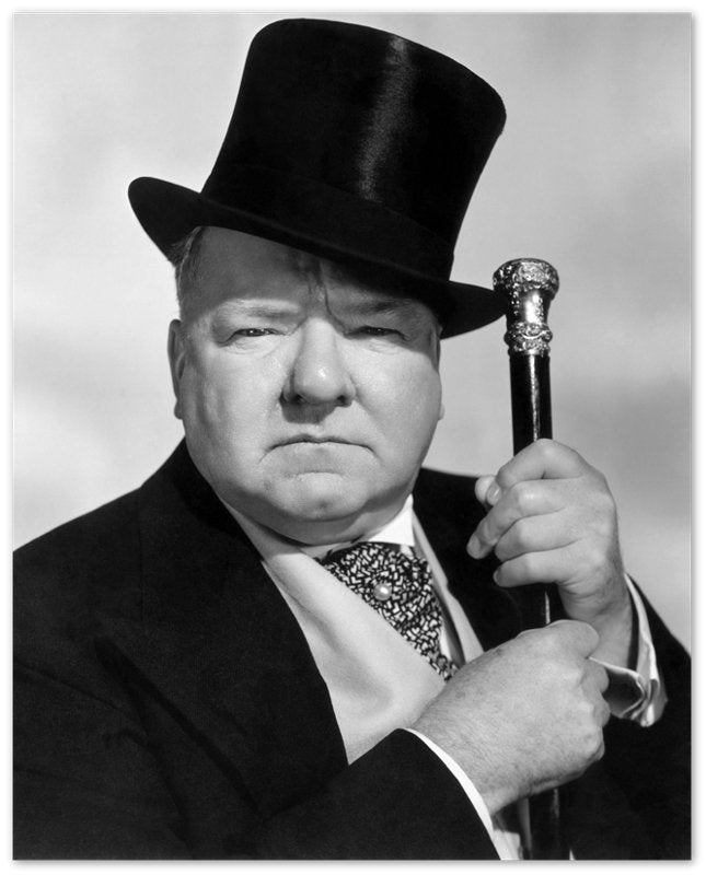 Wc Fields Poster, American Comedian , Juggler, Vintage Photo, Wc Fields Print, Silver Screen Star - WallArtPrints4U