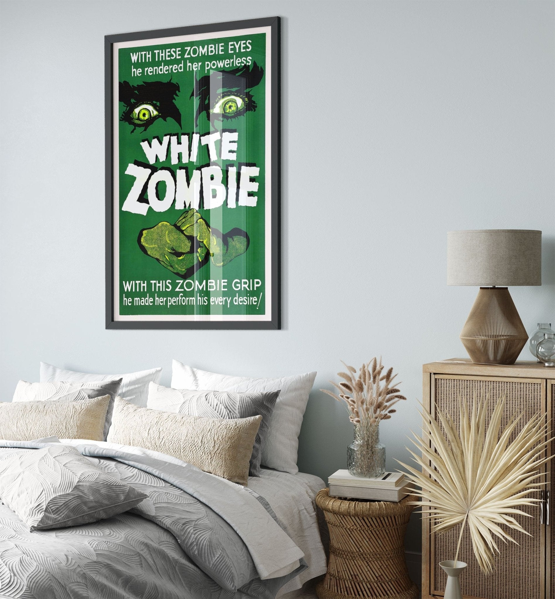 White Zombie Framed, Vintage Horror Movie Framed 1932 - Framed Film Art - Bela Lugosi, Madge Bellamy - WallArtPrints4U