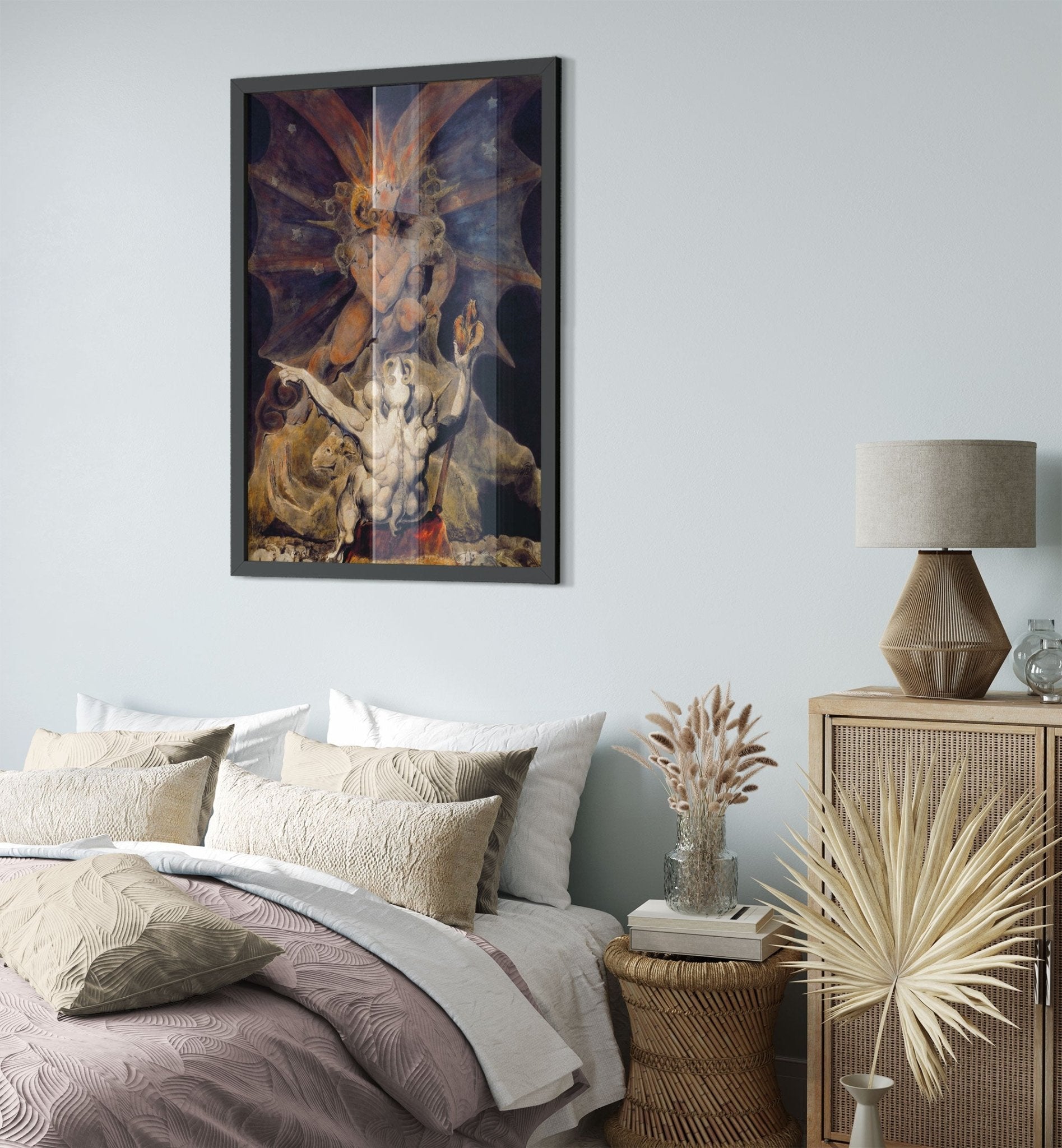 William Blake Framed, The Number Of The Beast Is 666, End Of Times Framed - WallArtPrints4U