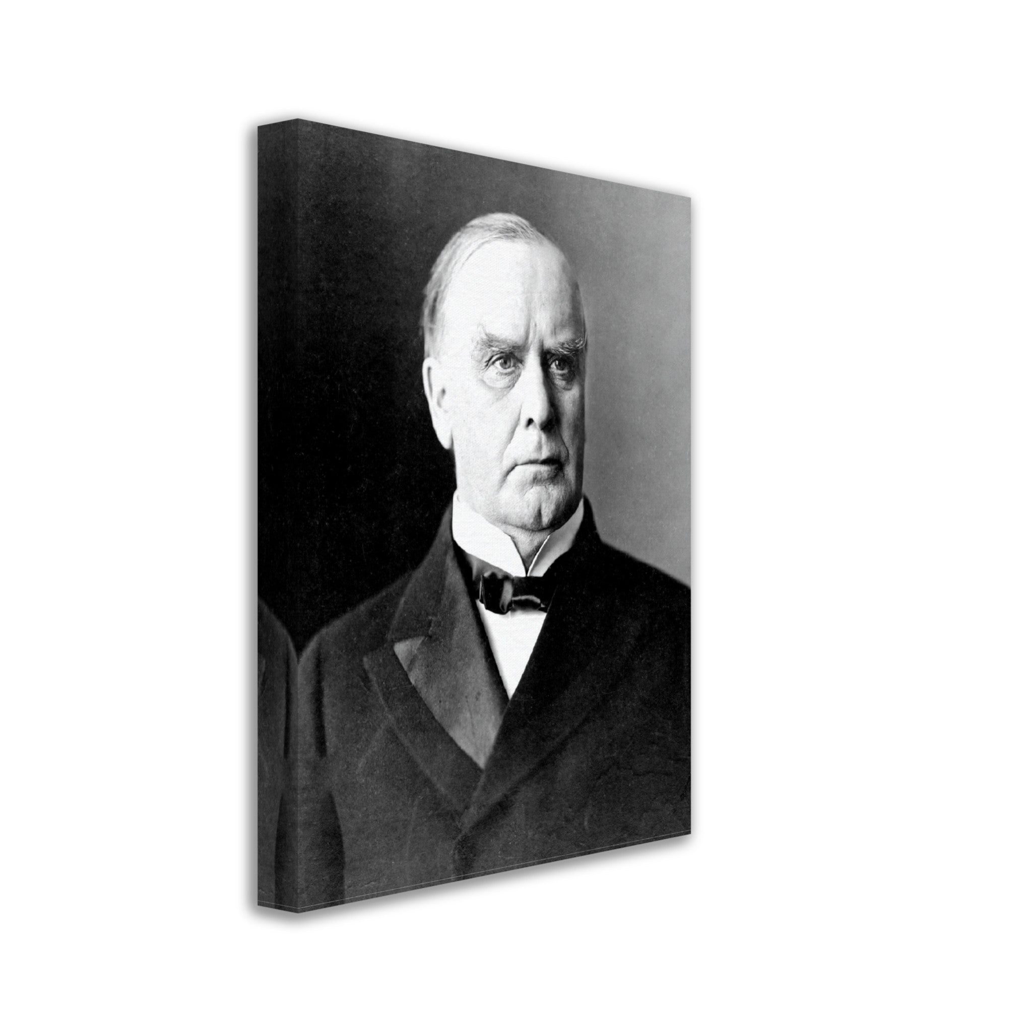 William Mckinley Canvas, 25th President Of Usa, Vintage Photo Portrait - William Mckinley Canvas Print - WallArtPrints4U