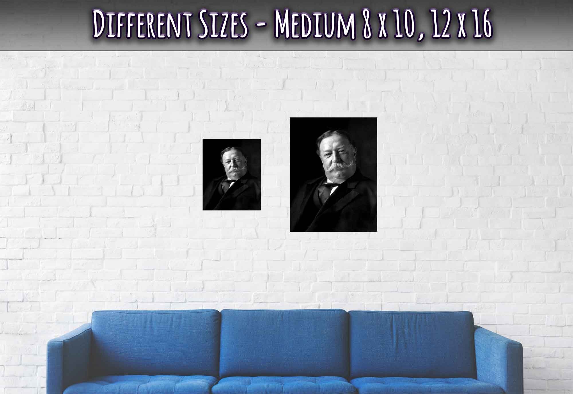 William Taft Poster, 27th President Of Usa, Vintage Photo Portrait - William Taft Print - WallArtPrints4U