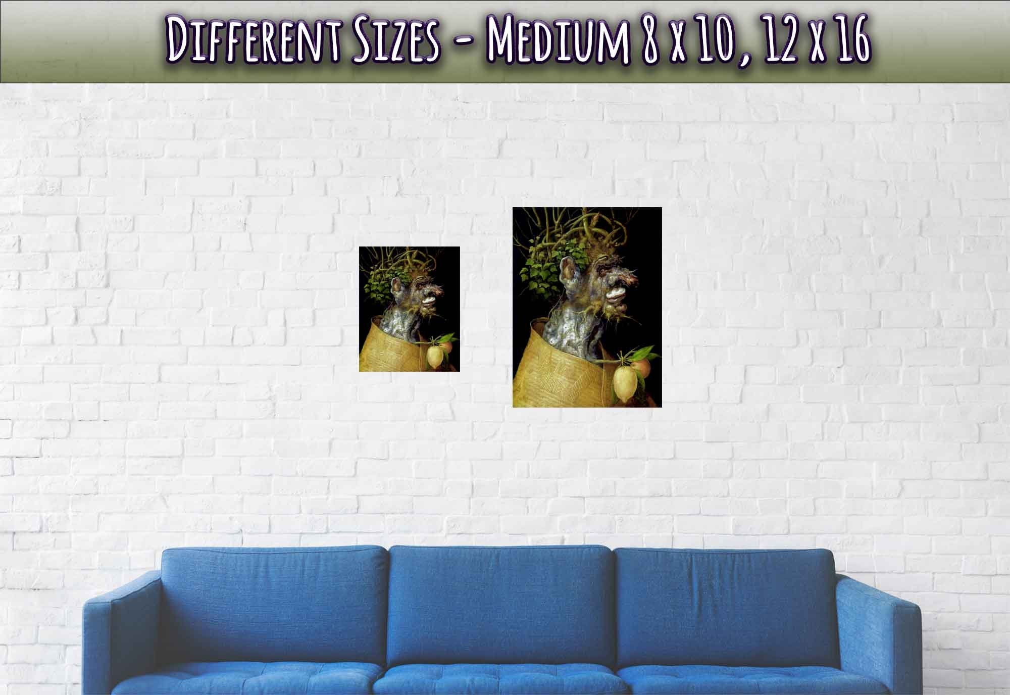 Winter Season Poster - Giuseppe Arcimboldo Winter Poster Print - WallArtPrints4U
