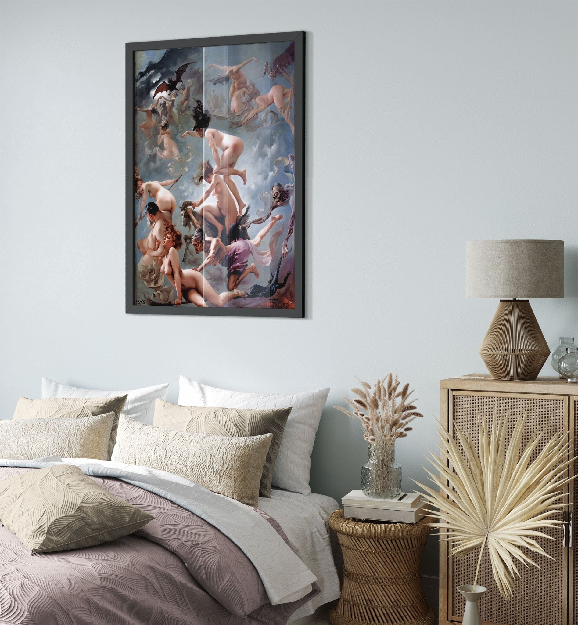 Witch Sabbath Framed Luis Ricardo Falero Framed Witches Going To Their Sabbath 1878 - WallArtPrints4U