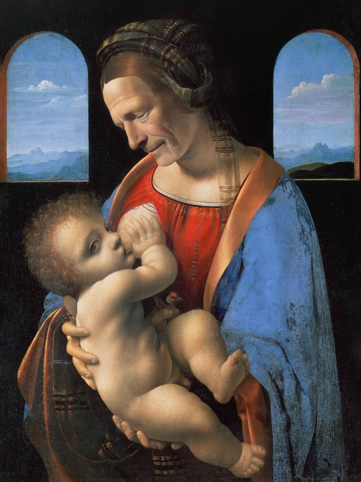 You As Madonna Litta Custom Canvas Print, Your Picture As "Madonna Litta" Leonardo Da VinciCanvas. - WallArtPrints4U