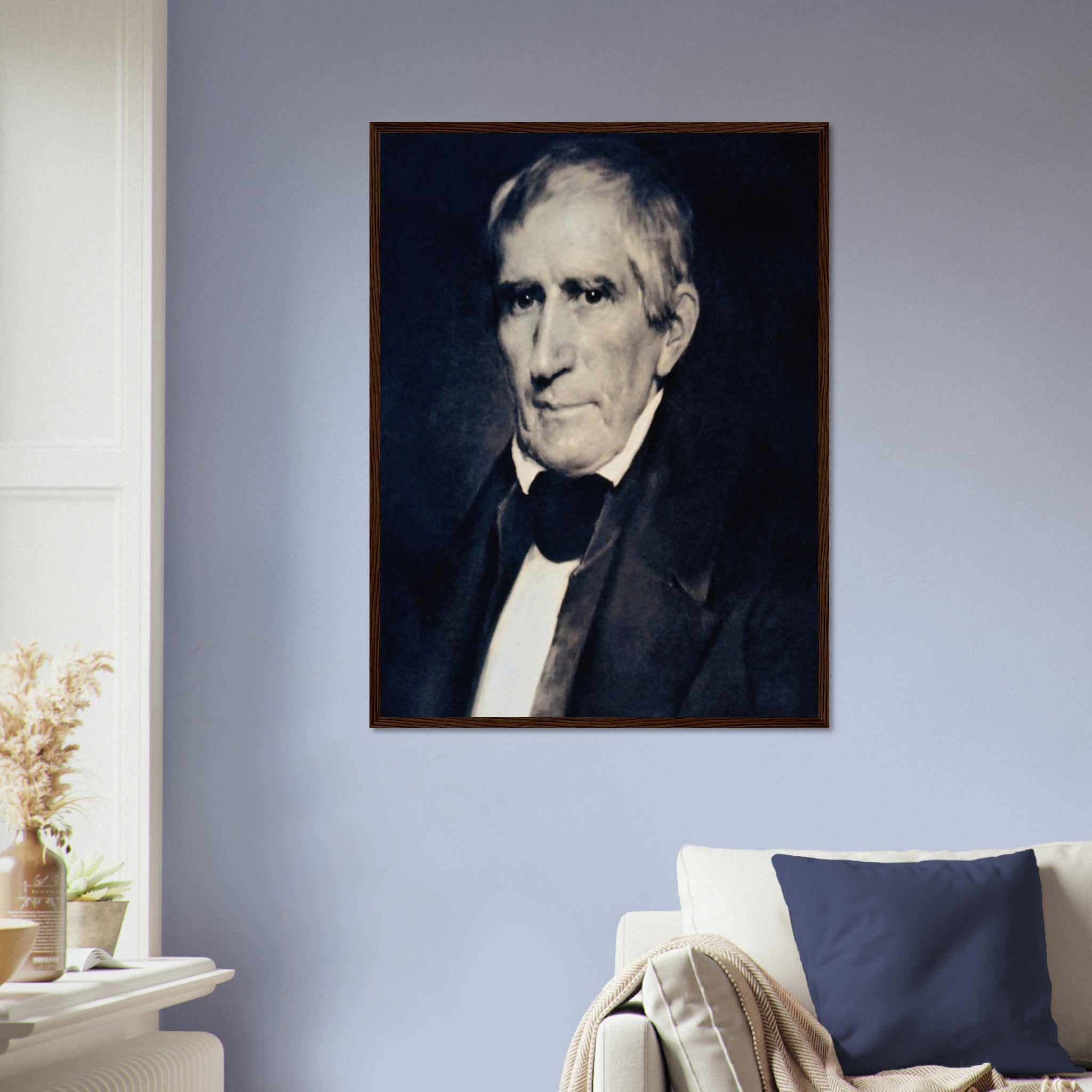 William Harrison Framed, 9th President Of Usa, Vintage Portrait - William Harrison Framed Print UK, EU USA Domestic Shipping