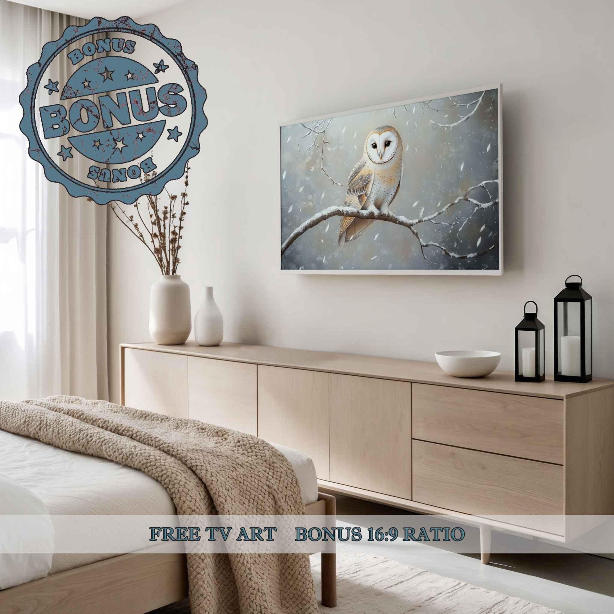 Barn Owl Digital Download Art for Prints, Perfect for Home Decor - WallArtPrints4U