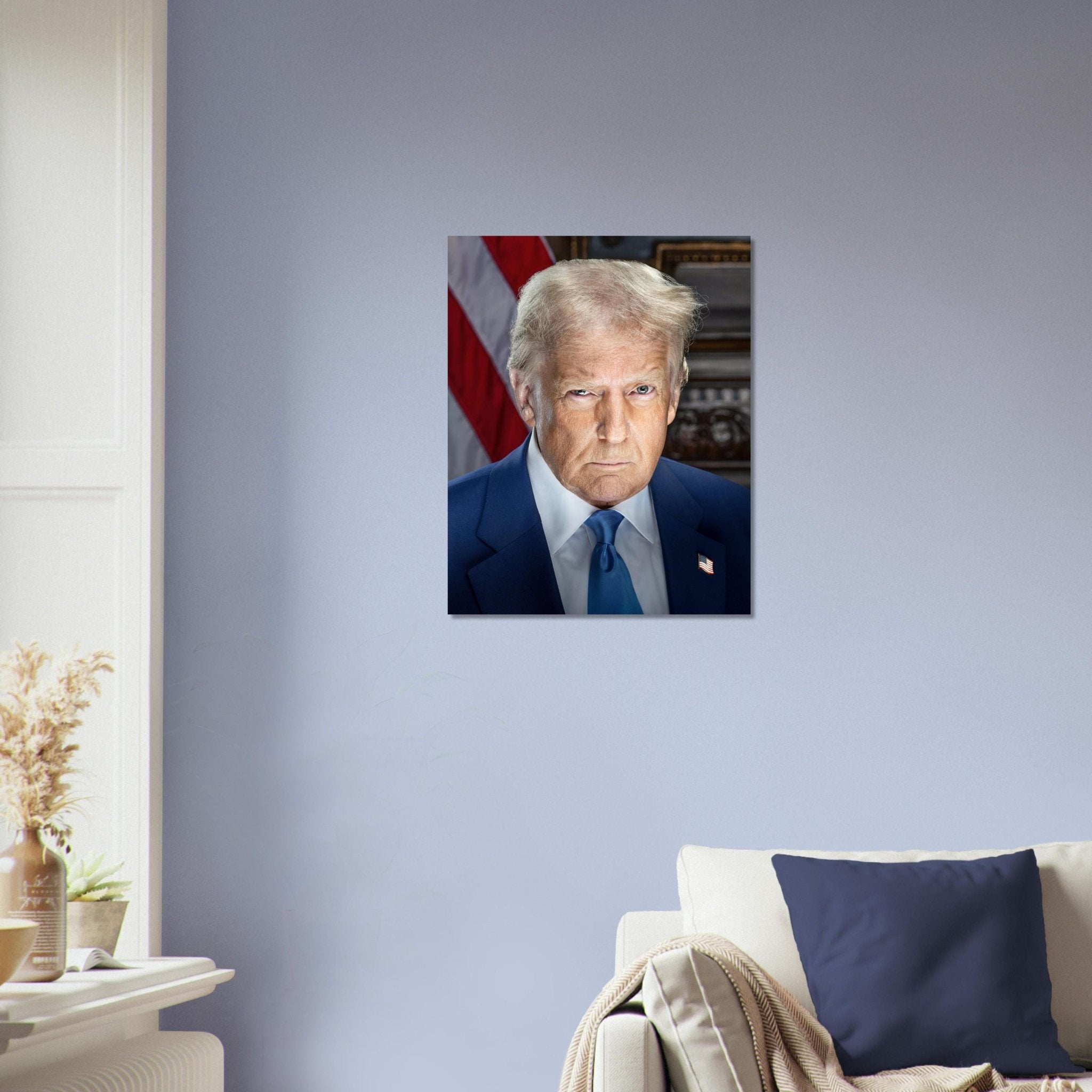 Donald Trump Poster Presidential Portrait 47th President Patriotic USA Wall Art Gift - WallArtPrints4U