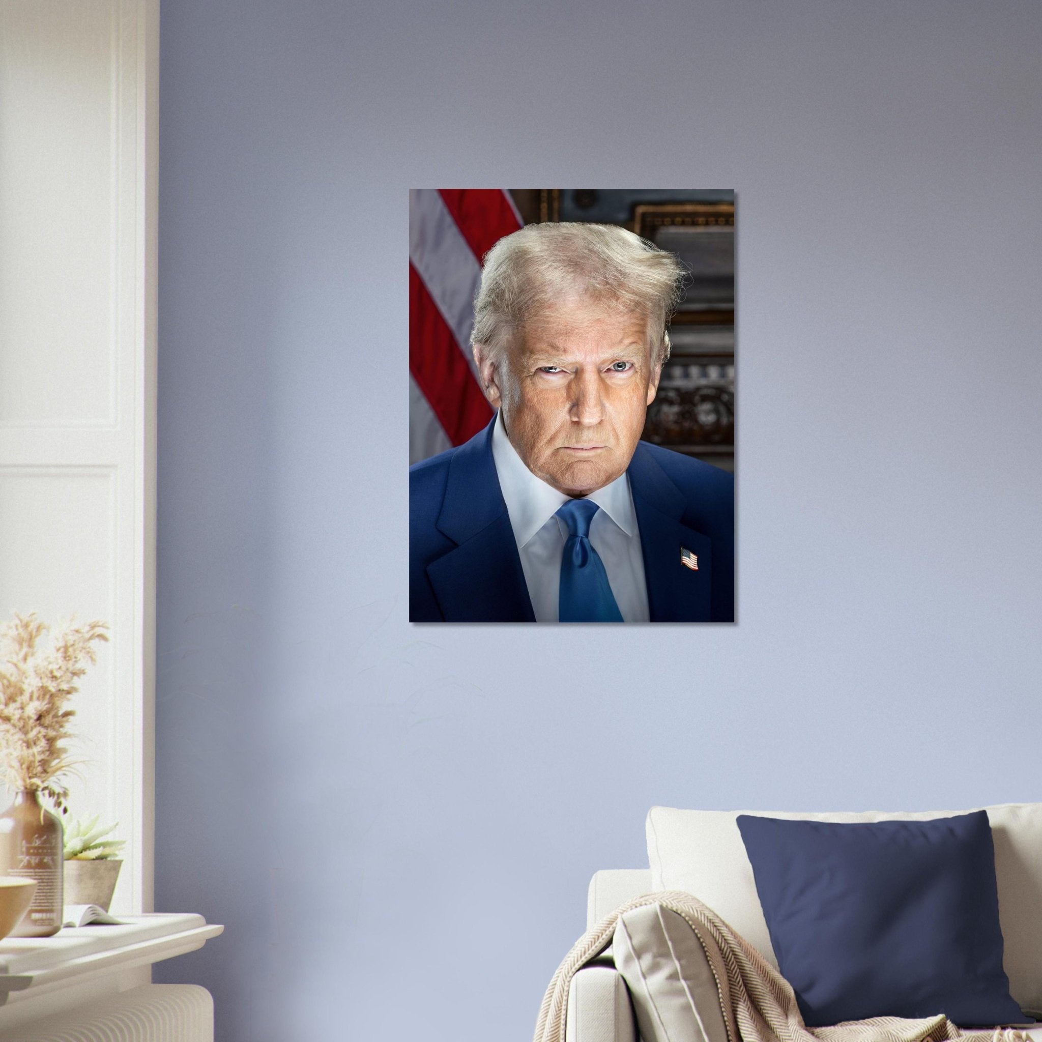 Donald Trump Poster Presidential Portrait 47th President Patriotic USA Wall Art Gift - WallArtPrints4U