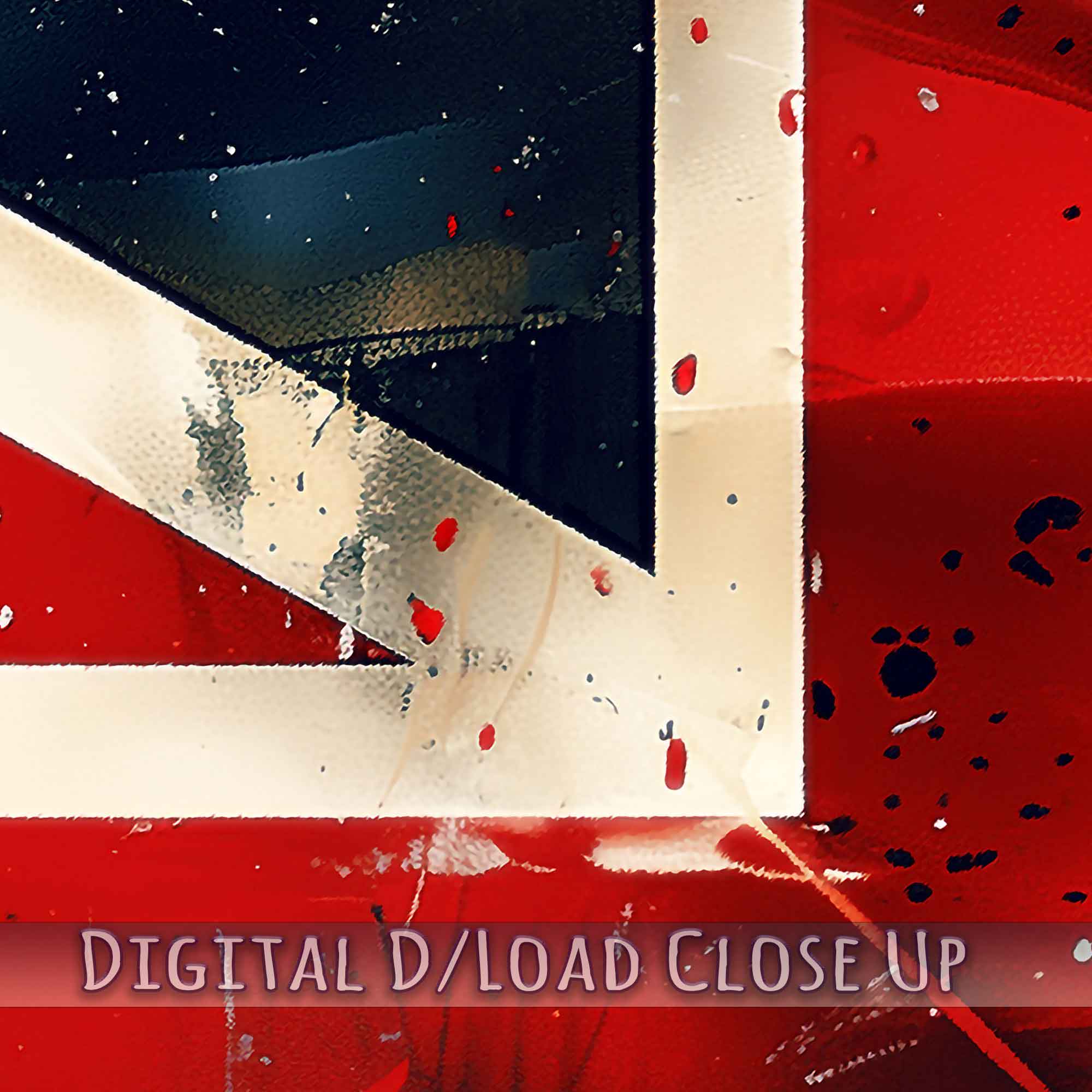 Grungy Union Jack Flag Digital Download - Distressed British Flag Art Printable, Street Art Style Wall Decor - WallArtPrints4U