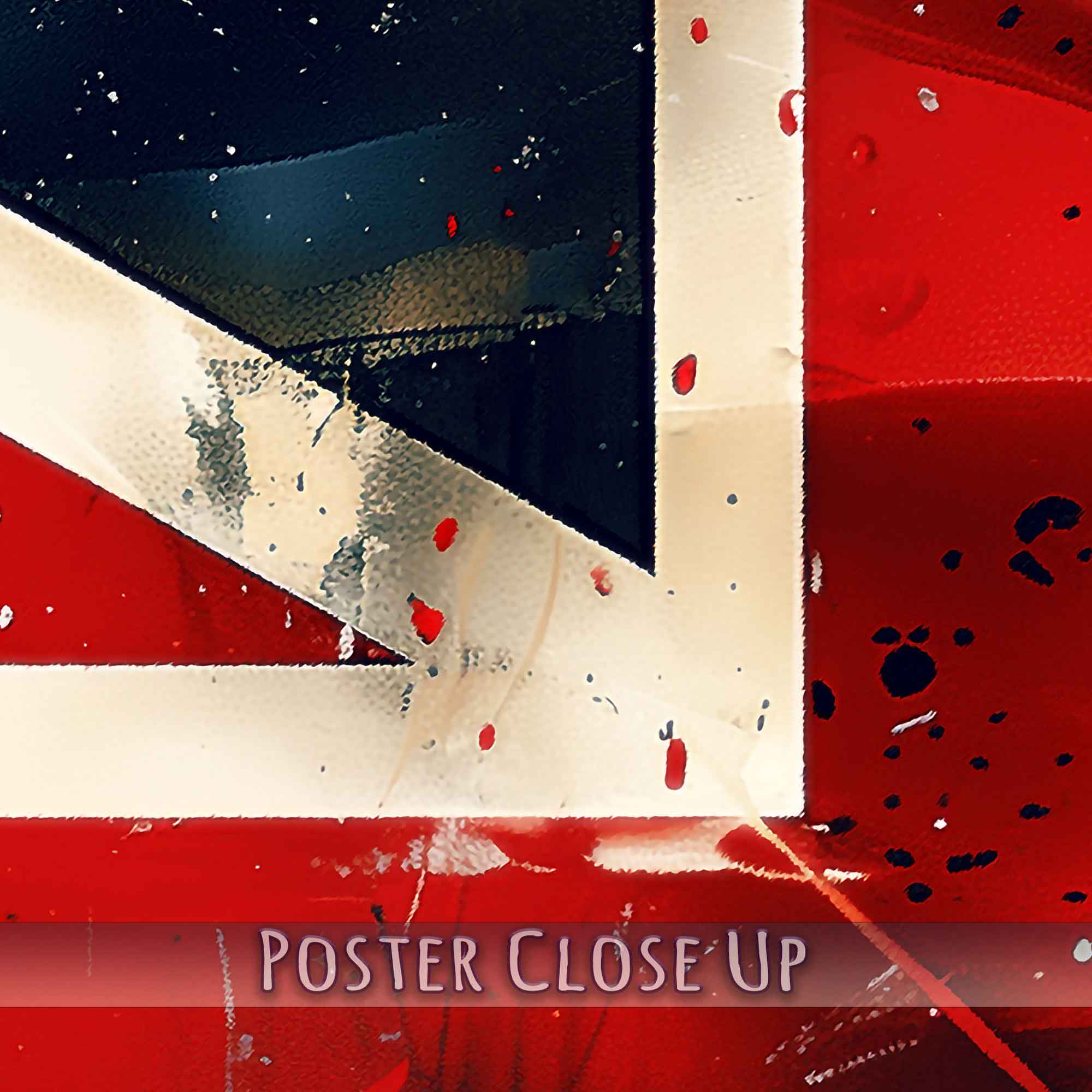 Grungy Union Jack Flag Poster - Distressed British Flag Art Print, Street Art Style Wall Decor - WallArtPrints4U