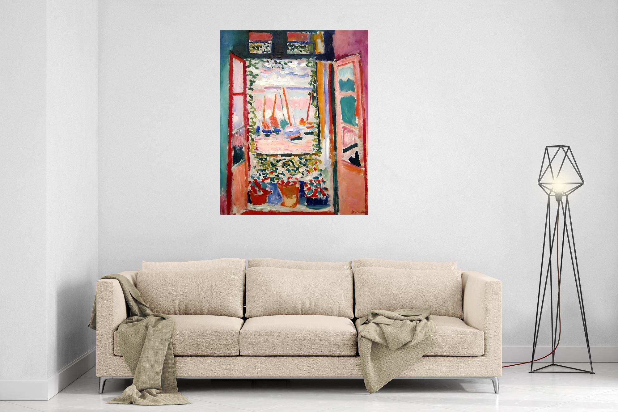 Matisse Open Window Poster Print Collioure Fauvism Wall Art Henri Matisse Colorful Gift Home Decor - WallArtPrints4U