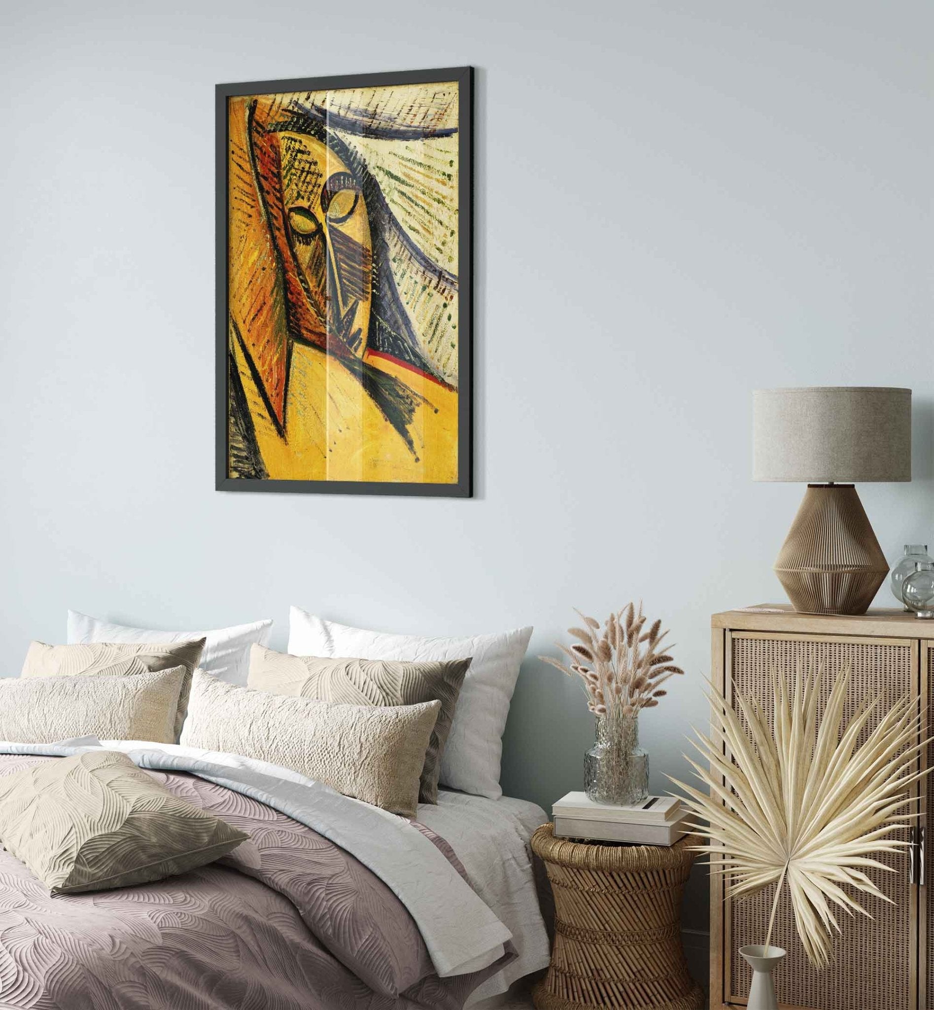 Pablo Picasso Framed Print, Head Of A Sleeping Woman - WallArtPrints4U