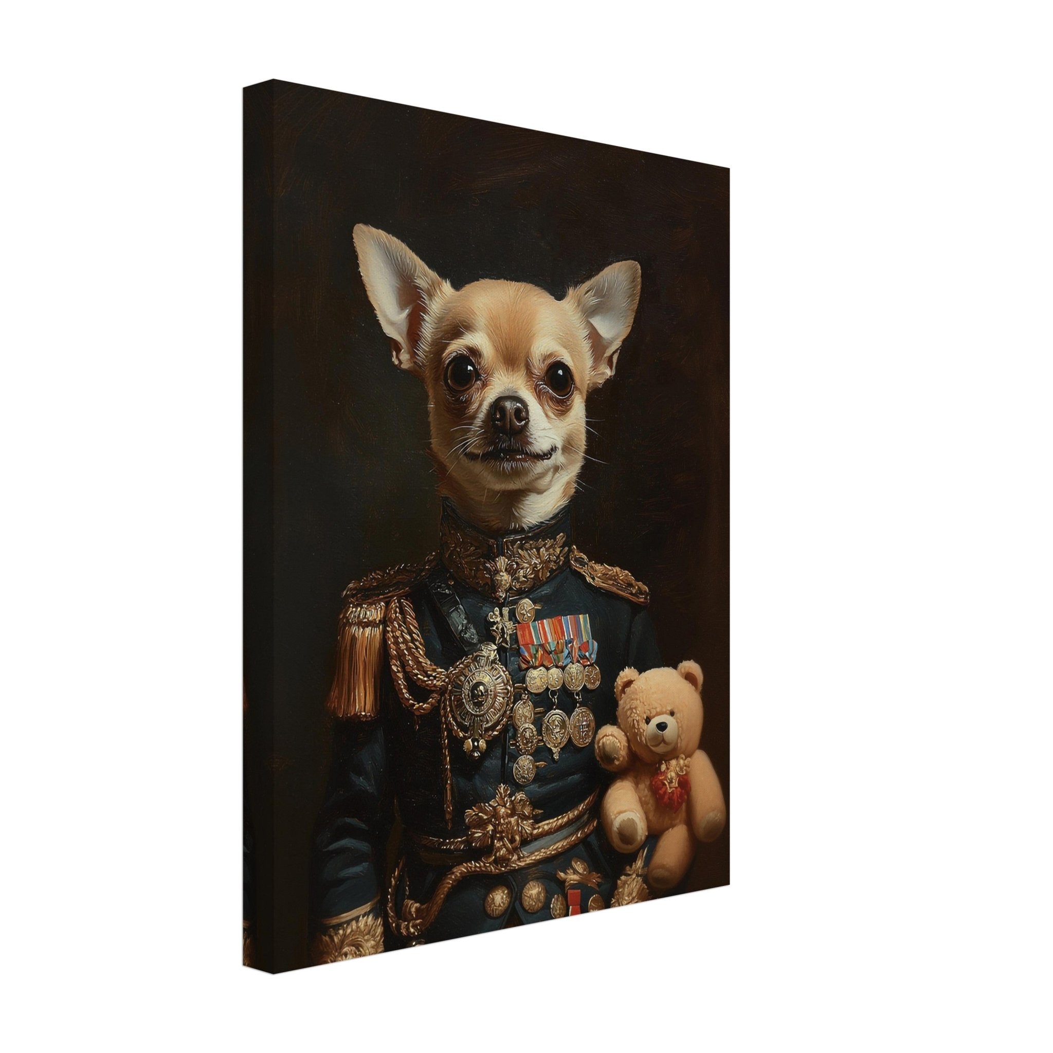 Renaissance Pet Portrait Canvas, Custom Dog Painting, Dog Portrait From Photo - WallArtPrints4U