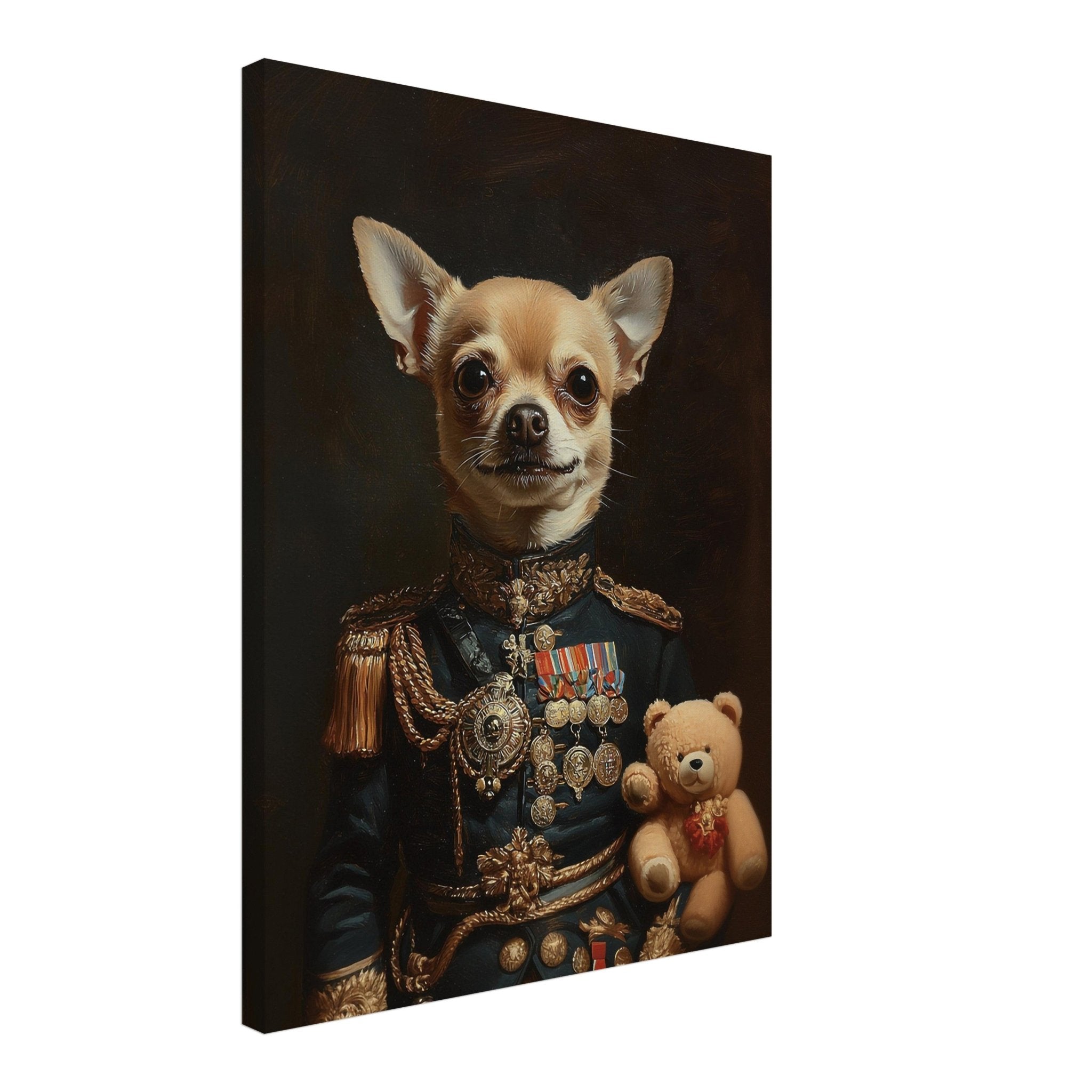 Renaissance Pet Portrait Canvas, Custom Dog Painting, Dog Portrait From Photo - WallArtPrints4U