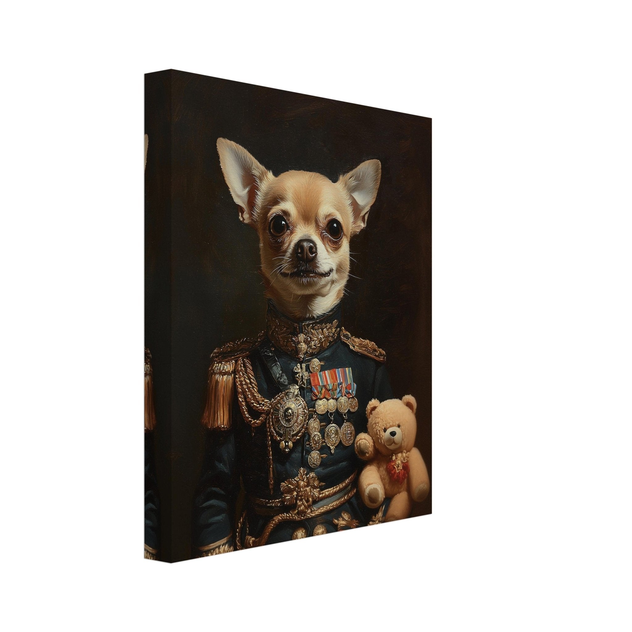 Renaissance Pet Portrait Canvas, Custom Dog Painting, Dog Portrait From Photo - WallArtPrints4U