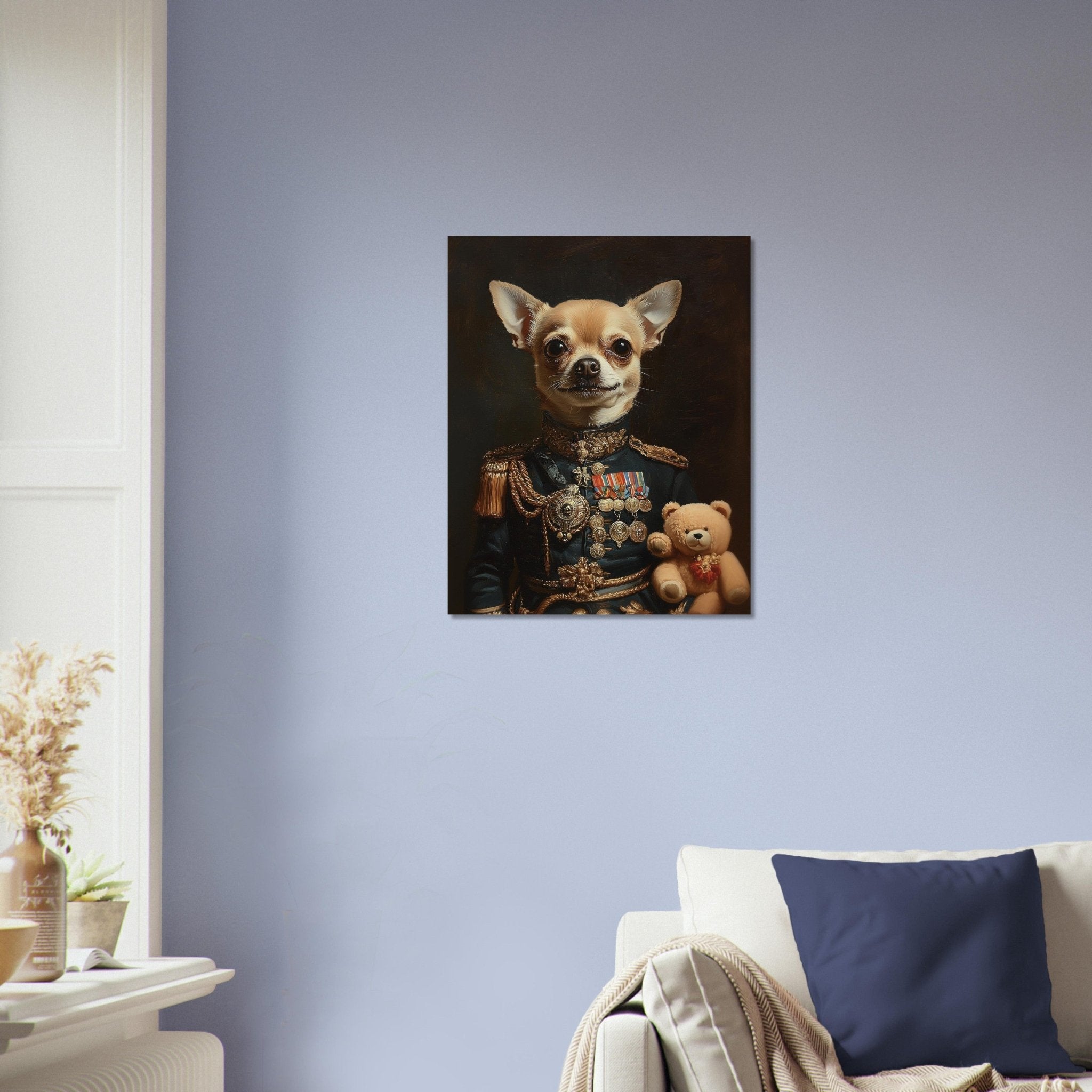 Renaissance Pet Portrait Poster Custom Print, Dog Portrait From Photo - WallArtPrints4U