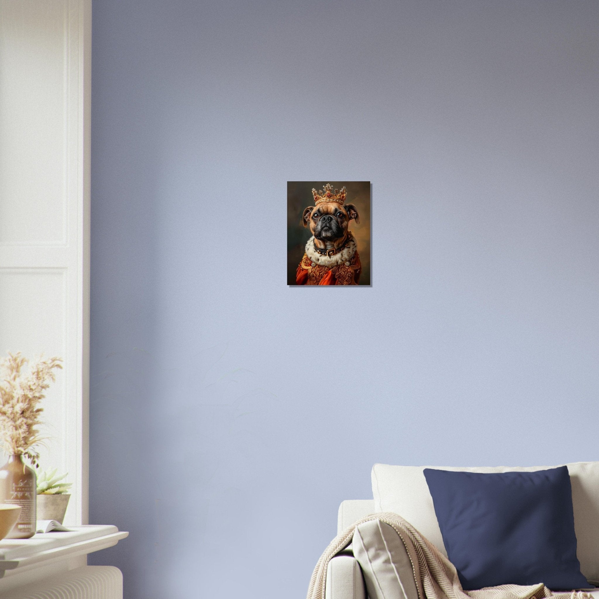 Royal Pet Portrait Poster Custom Print, Dog Portrait From Photo - WallArtPrints4U