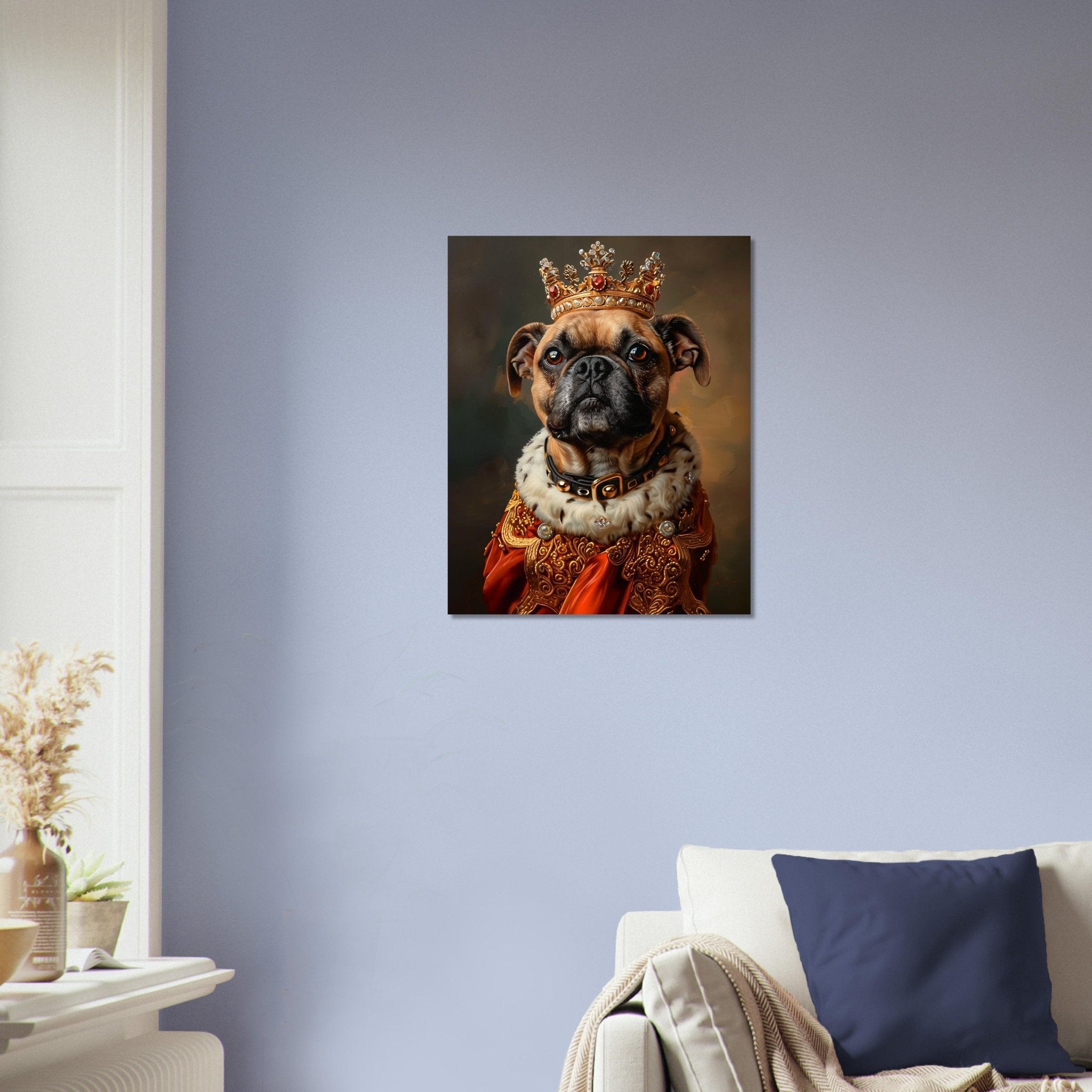 Royal Pet Portrait Poster Custom Print, Dog Portrait From Photo - WallArtPrints4U