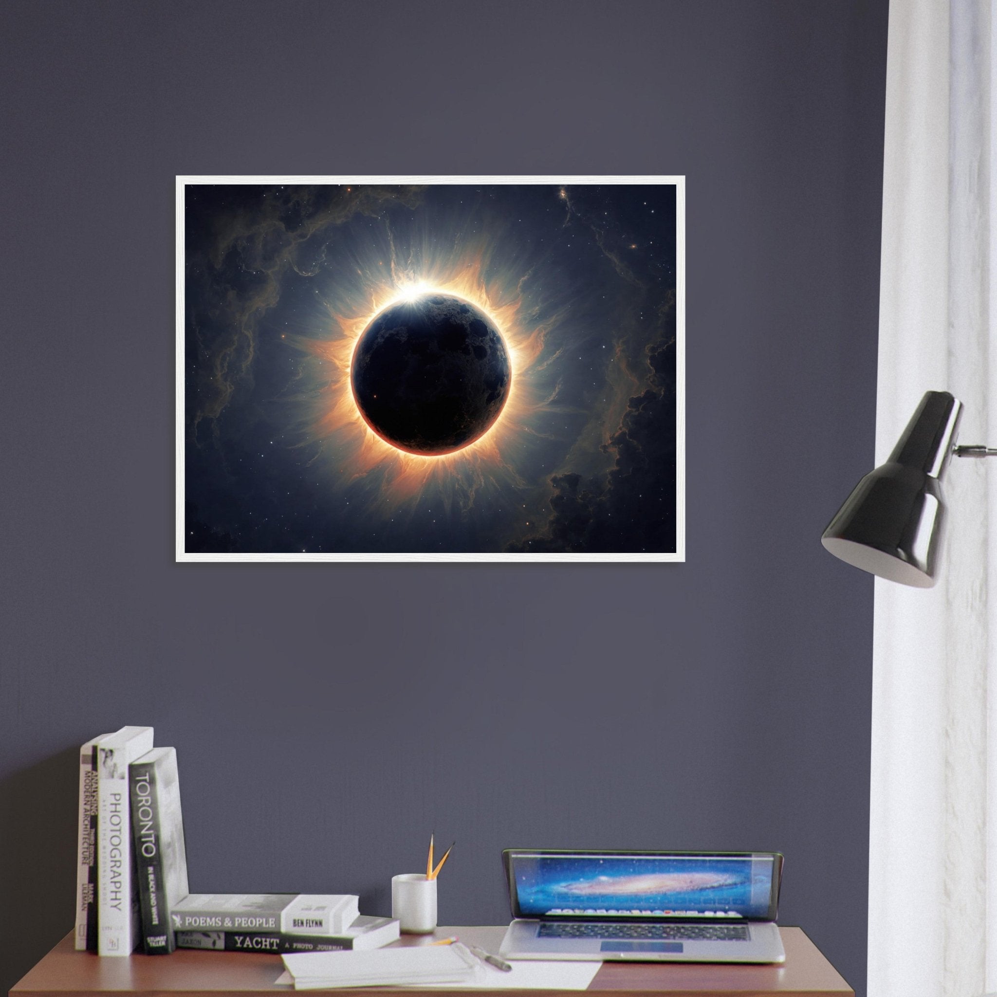 Solar Eclipse Framed Poster Print - WallArtPrints4U