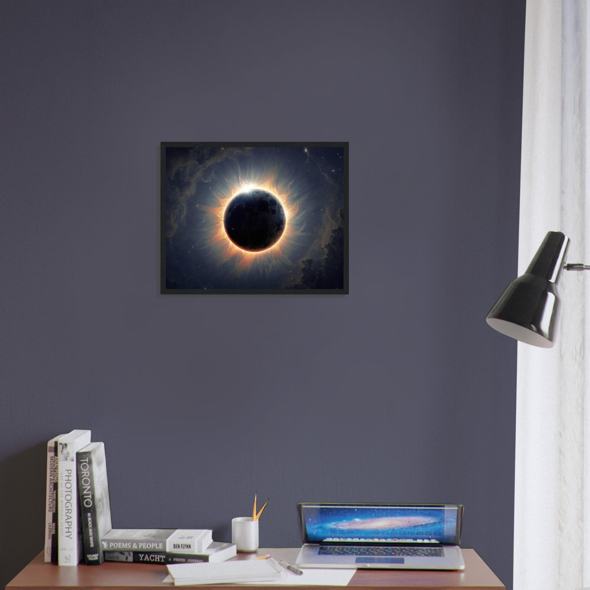 Solar Eclipse Framed Poster Print - WallArtPrints4U