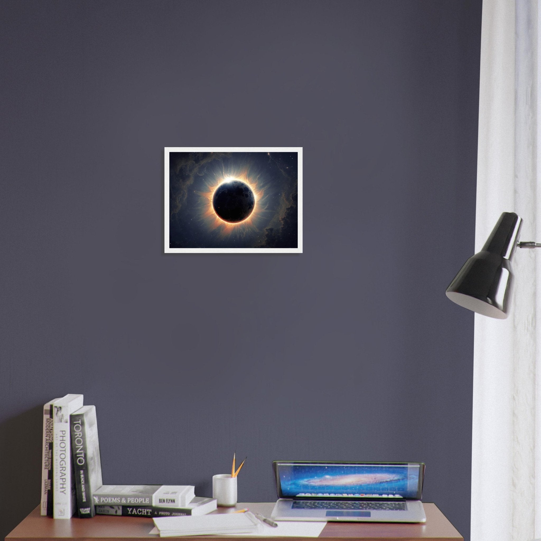 Solar Eclipse Framed Poster Print - WallArtPrints4U