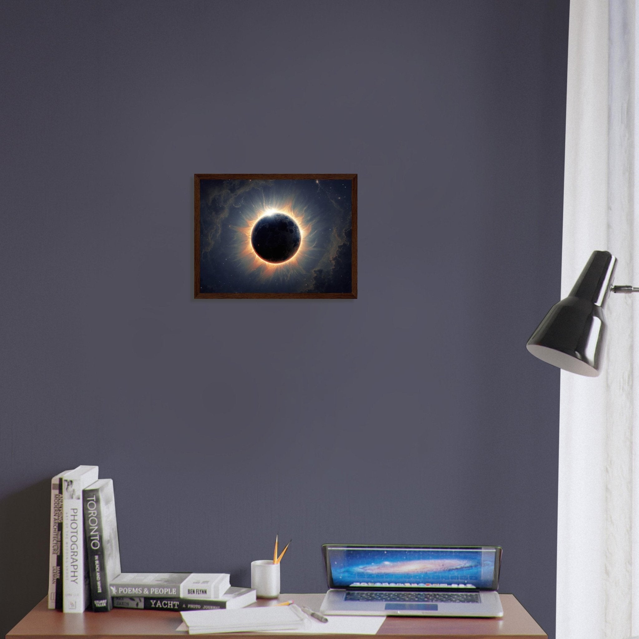 Solar Eclipse Framed Poster Print - WallArtPrints4U