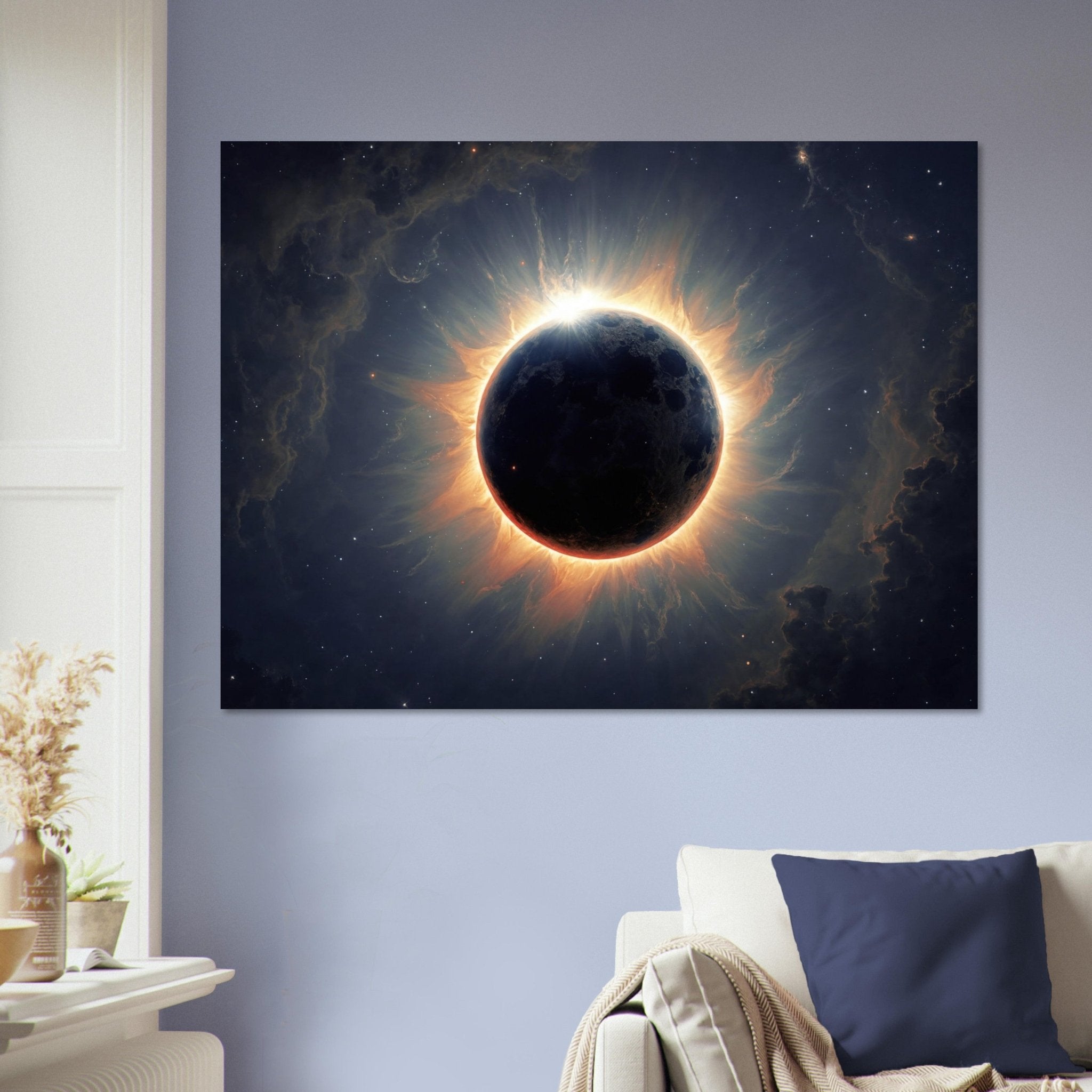 Solar Eclipse Poster Print Artists Impression - WallArtPrints4U