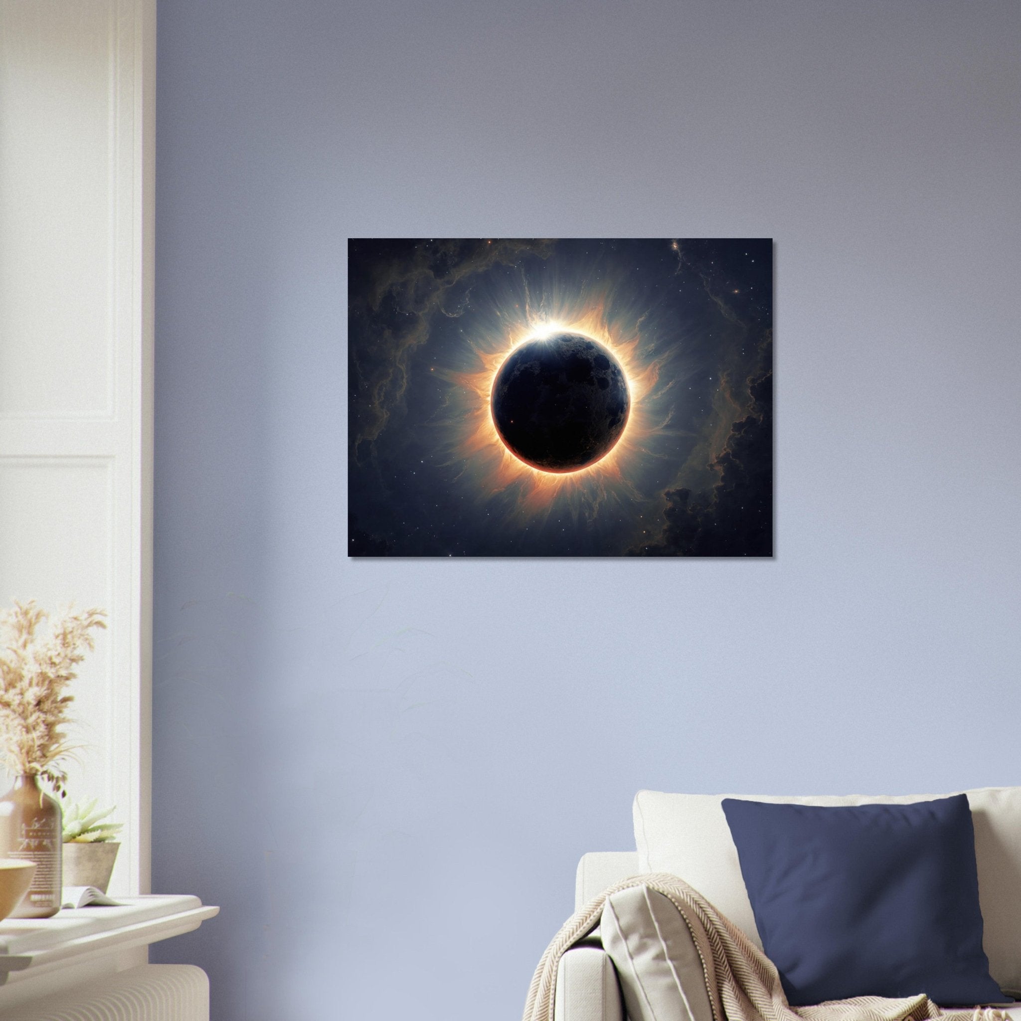 Solar Eclipse Poster Print Artists Impression - WallArtPrints4U