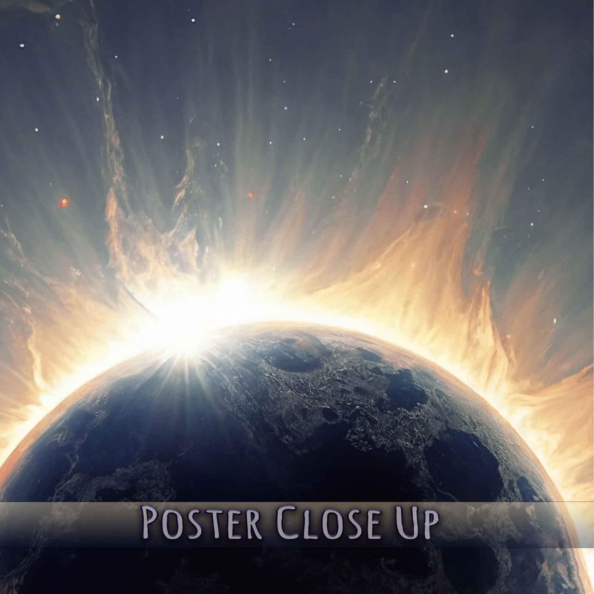 Solar Eclipse Poster Print Artists Impression - WallArtPrints4U