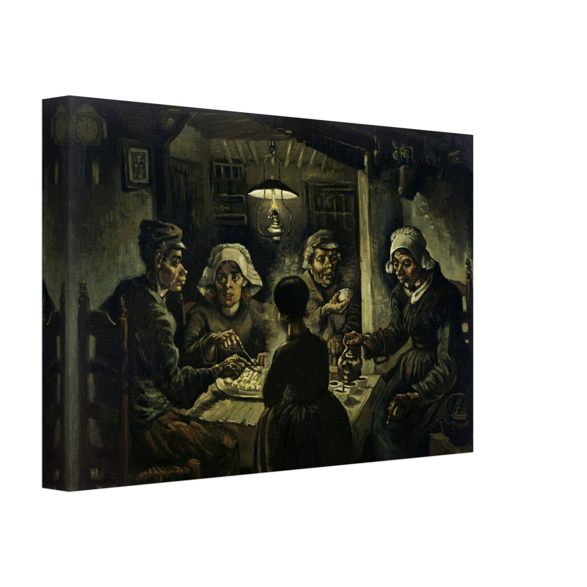 The Potato Eaters, Vincent Van Gogh Canvas Print Classic Masterpiece Wall Art - WallArtPrints4U