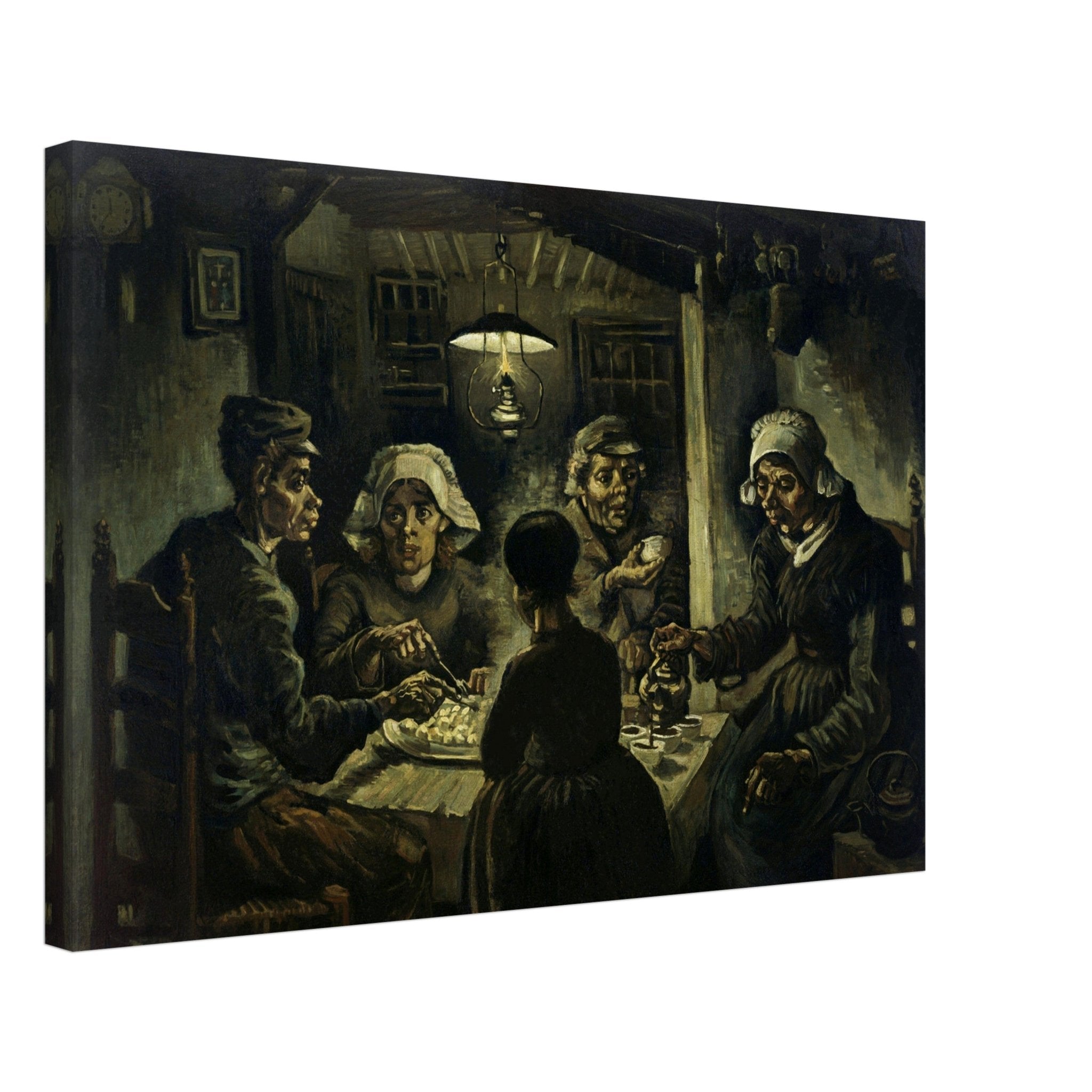 The Potato Eaters, Vincent Van Gogh Canvas Print Classic Masterpiece Wall Art - WallArtPrints4U