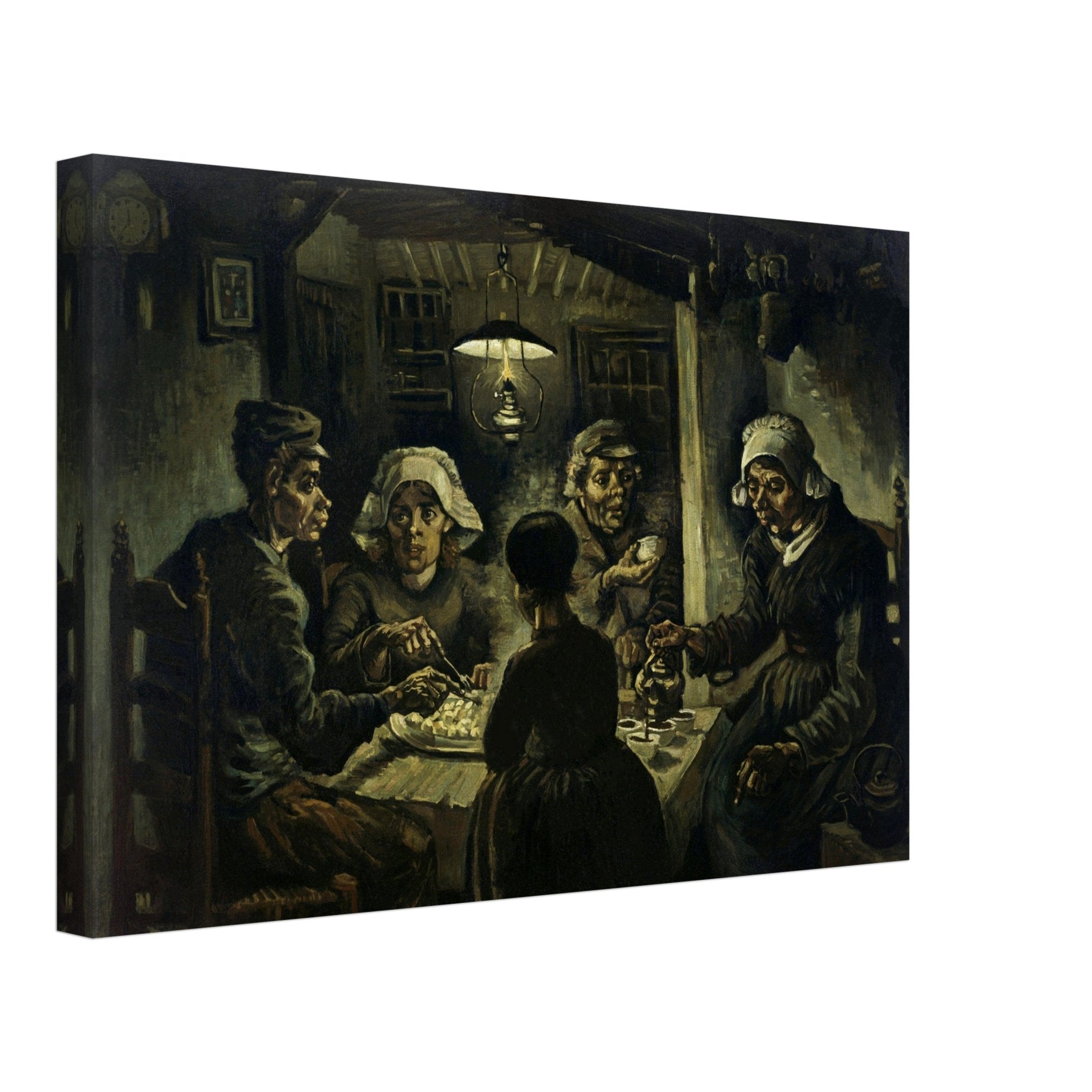 The Potato Eaters, Vincent Van Gogh Canvas Print Classic Masterpiece Wall Art - WallArtPrints4U