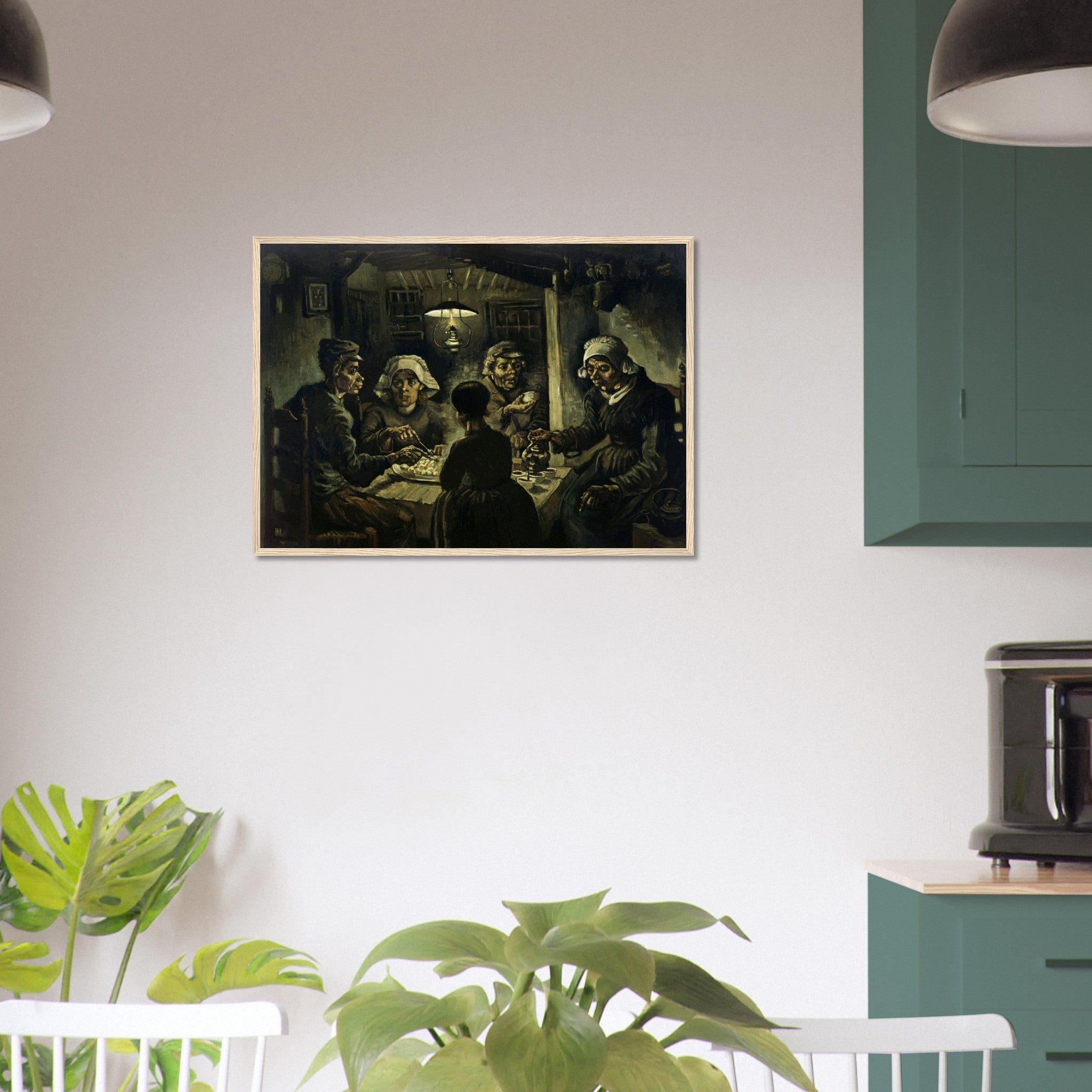 The Potato Eaters, Vincent Van Gogh Framed Print Classic Masterpiece Wall Art - WallArtPrints4U