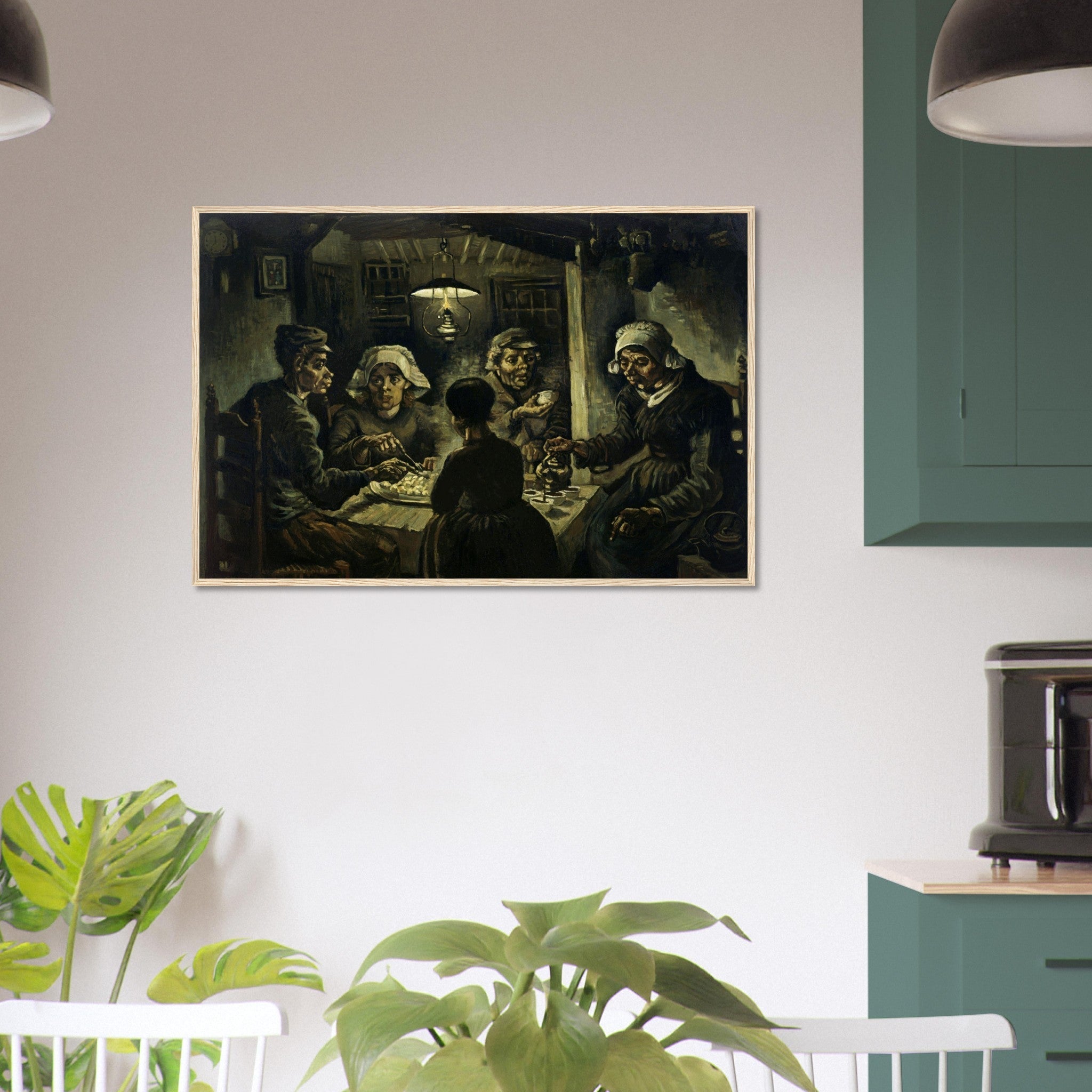 The Potato Eaters, Vincent Van Gogh Framed Print Classic Masterpiece Wall Art - WallArtPrints4U