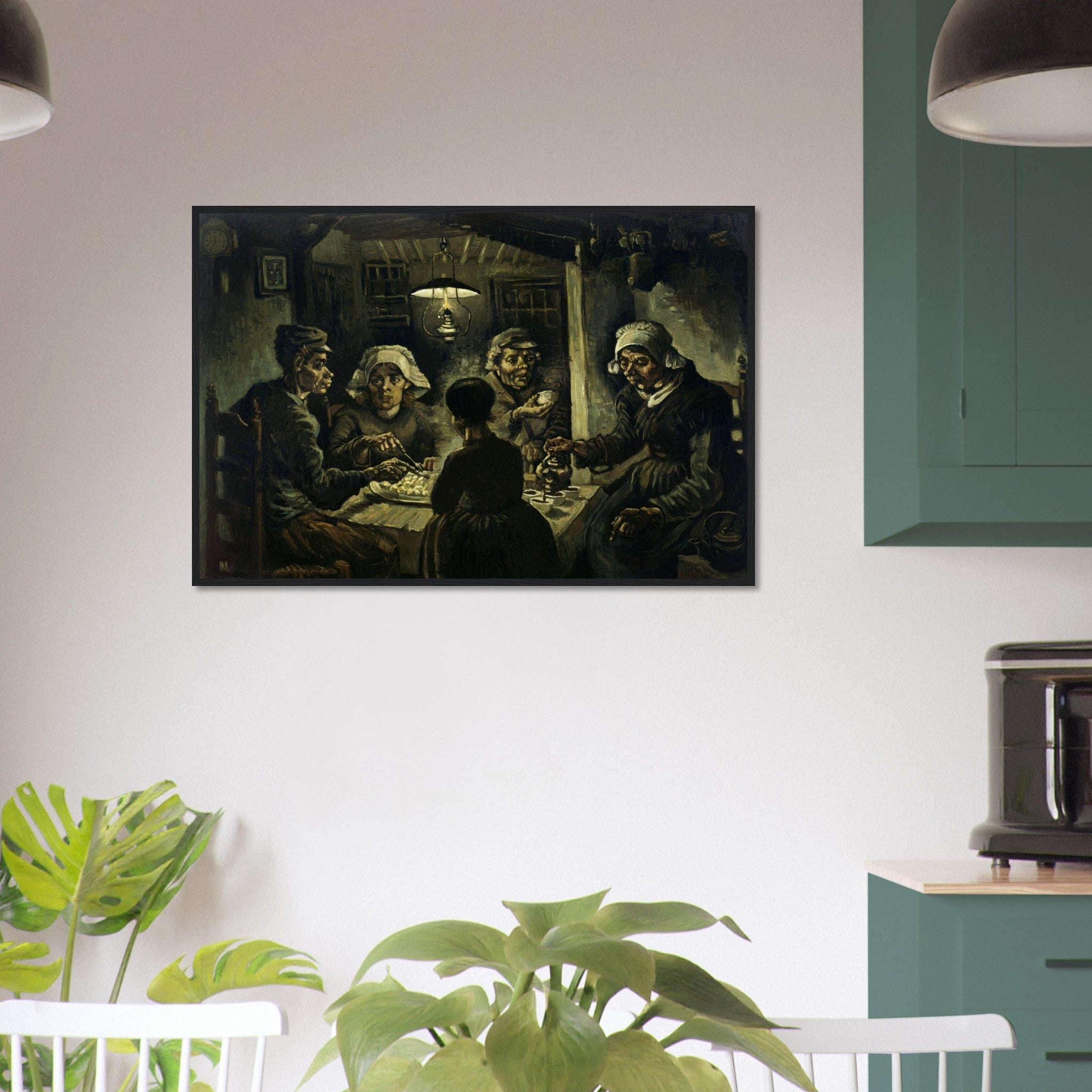 The Potato Eaters, Vincent Van Gogh Framed Print Classic Masterpiece Wall Art - WallArtPrints4U