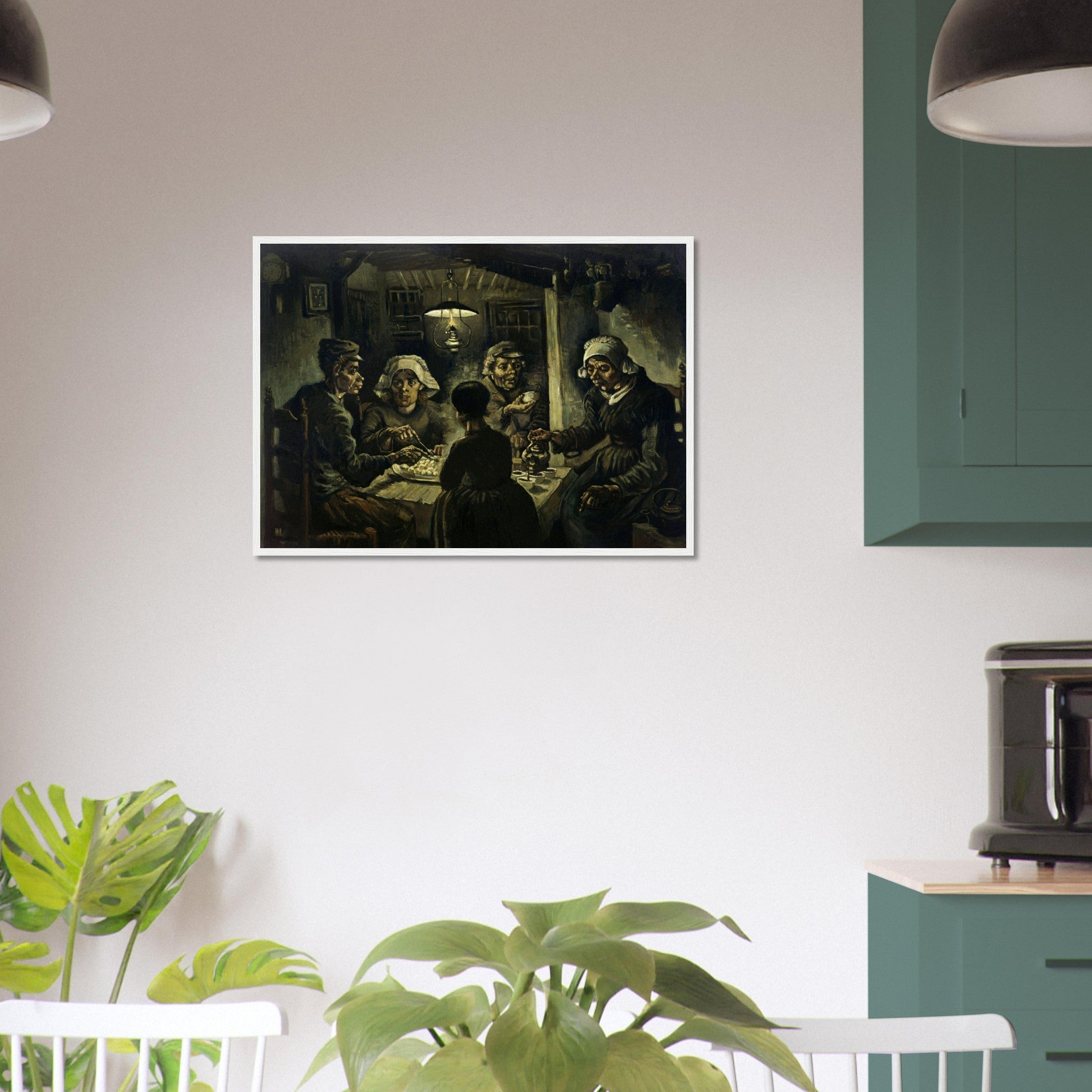 The Potato Eaters, Vincent Van Gogh Framed Print Classic Masterpiece Wall Art - WallArtPrints4U