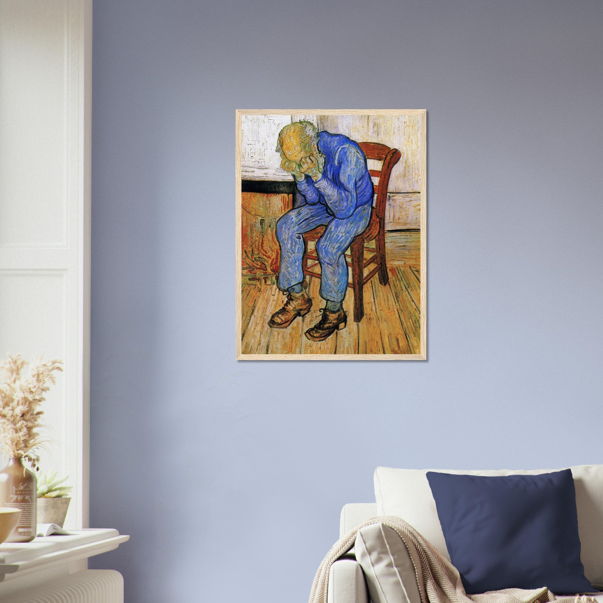 Van Gogh Framed Print, At Eternity's Gate, Sorrowing Old Man - WallArtPrints4U