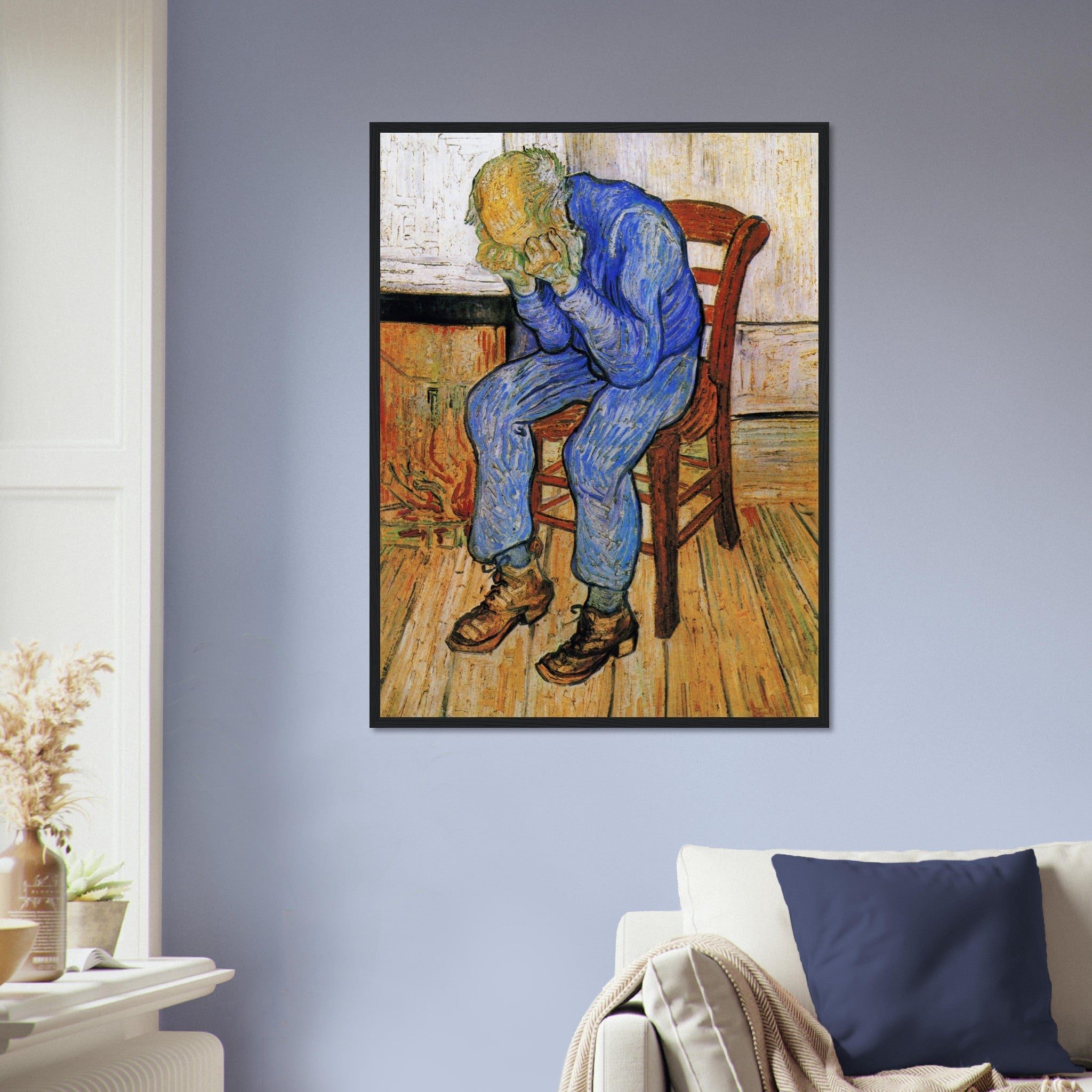 Van Gogh Framed Print, At Eternity's Gate, Sorrowing Old Man - WallArtPrints4U