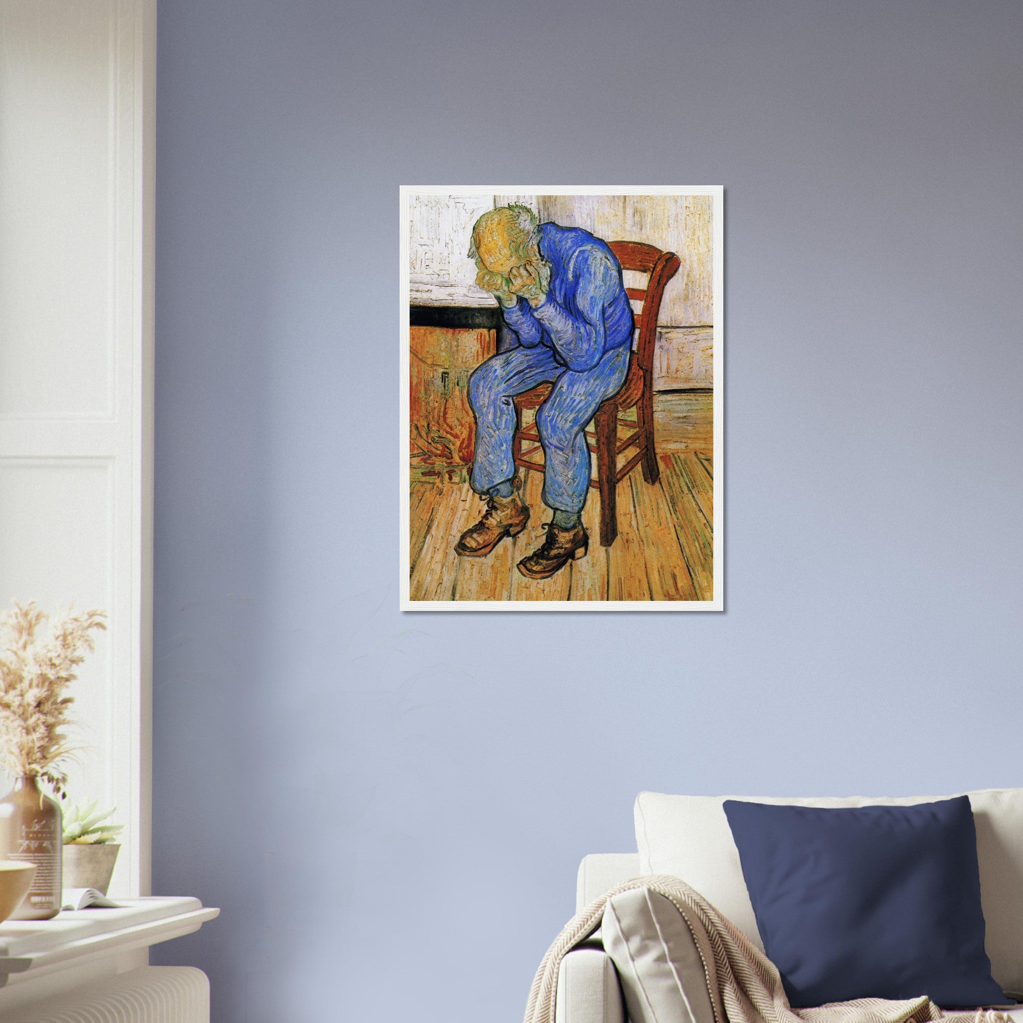 Van Gogh Framed Print, At Eternity's Gate, Sorrowing Old Man - WallArtPrints4U