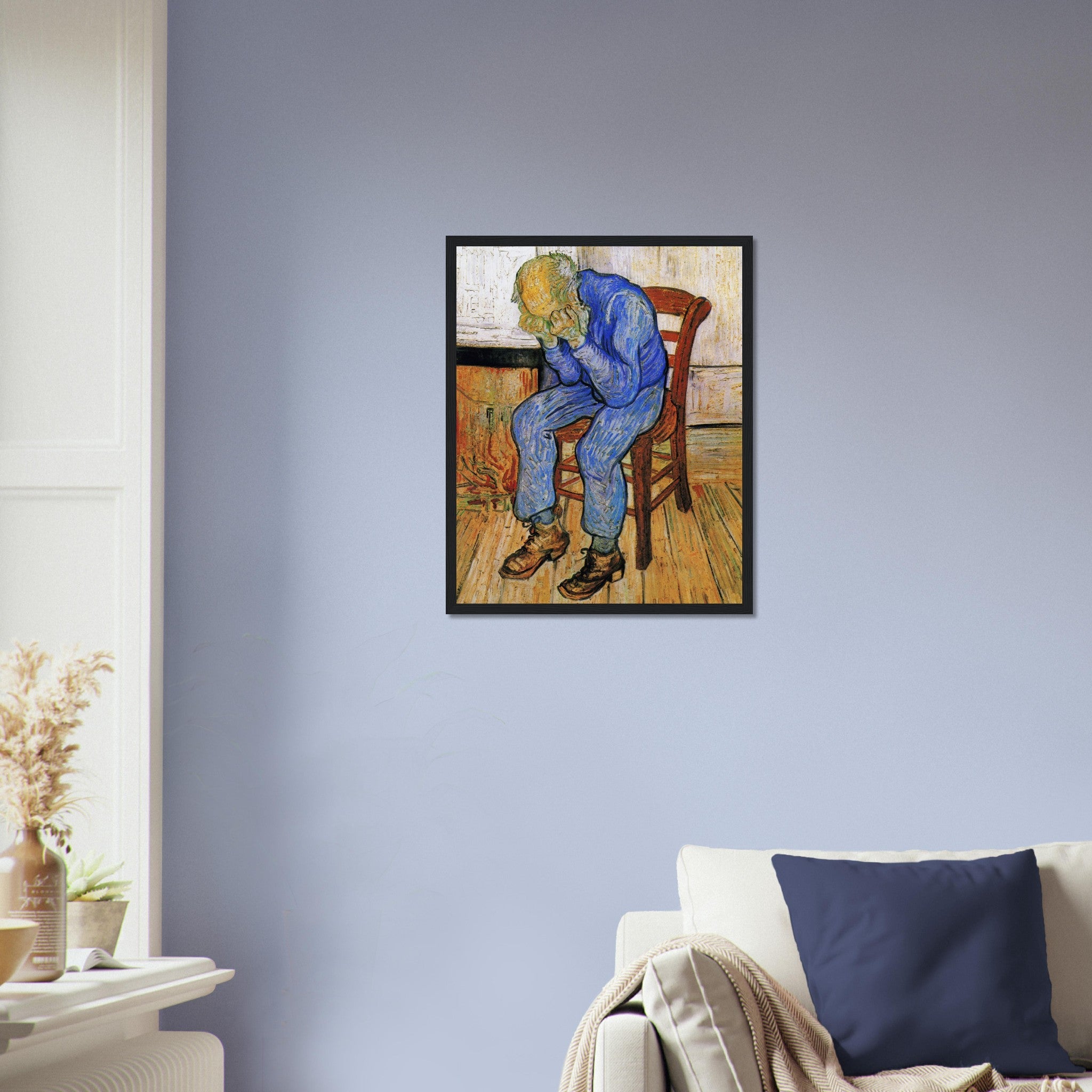 Van Gogh Framed Print, At Eternity's Gate, Sorrowing Old Man - WallArtPrints4U