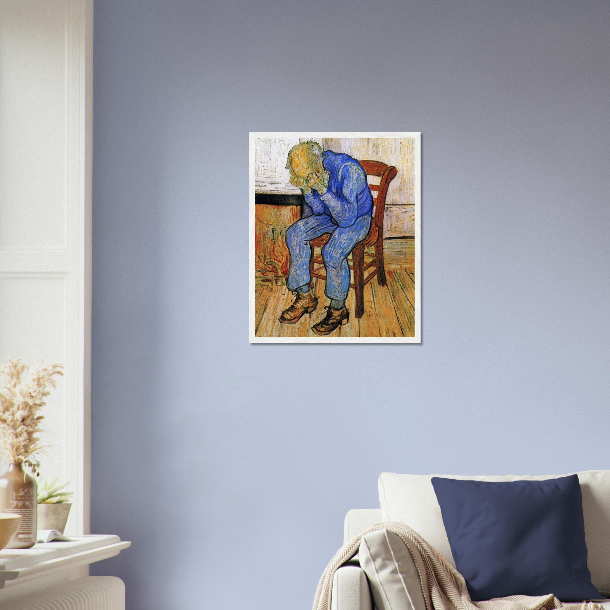 Van Gogh Framed Print, At Eternity's Gate, Sorrowing Old Man - WallArtPrints4U