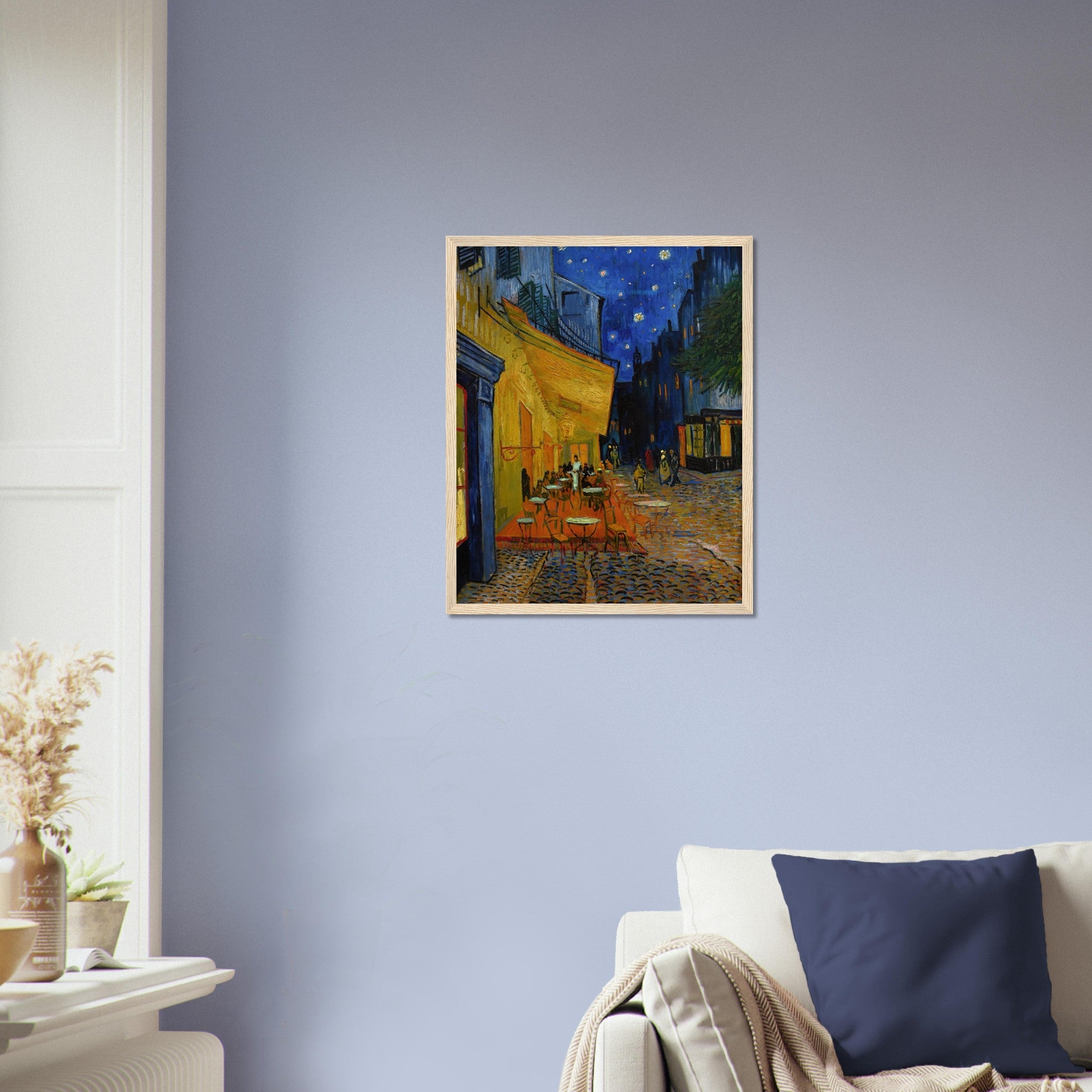 Van Gogh Framed Print, Cafe Terrace At Night - WallArtPrints4U